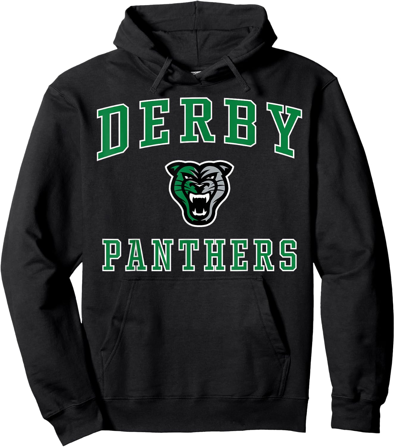 Derby High School Panthers Hoodie - Hoodie | Black