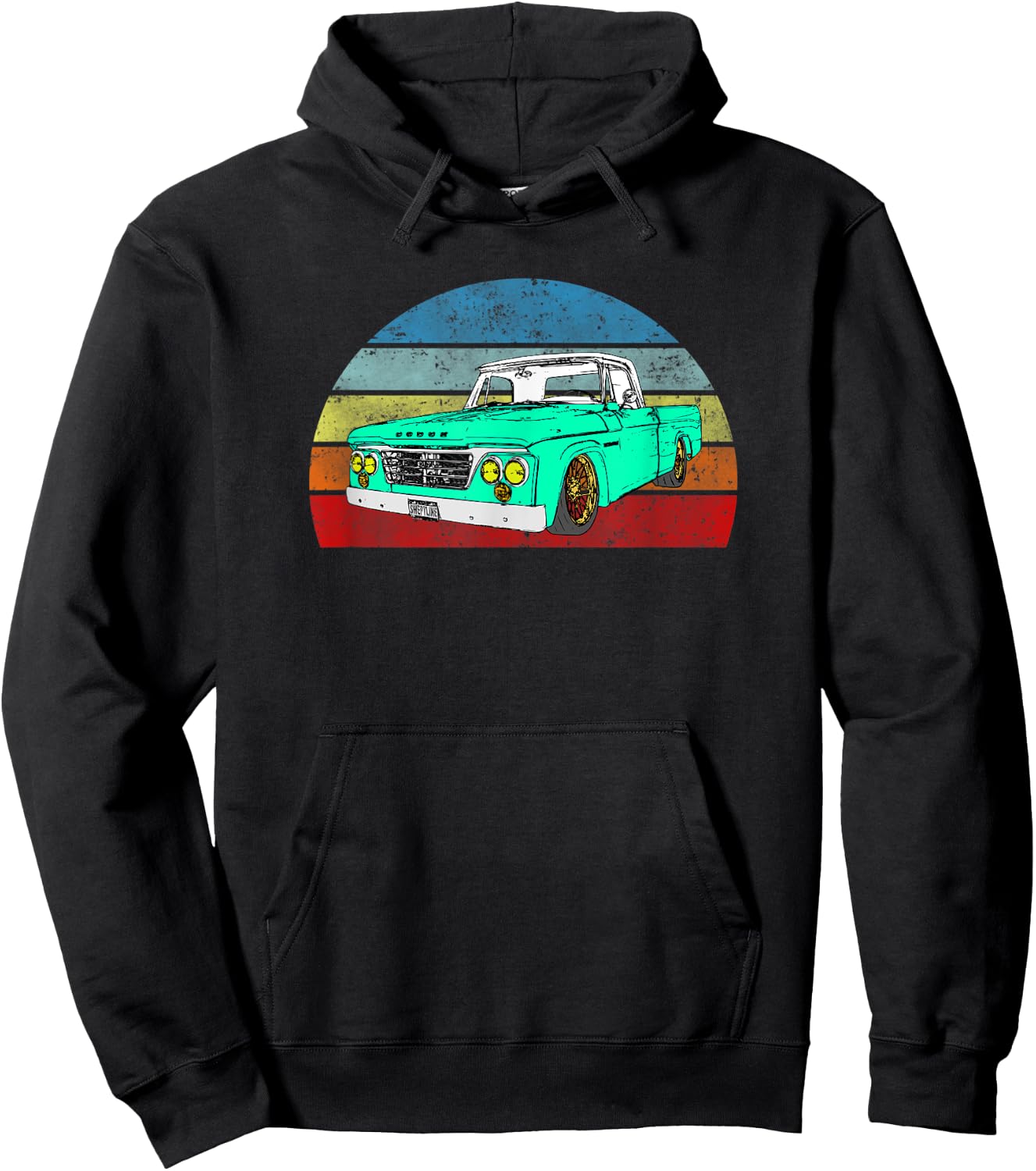 Sweptline Vintage Classic Truck Shirt 61-71 Hoodie - Hoodie | Black