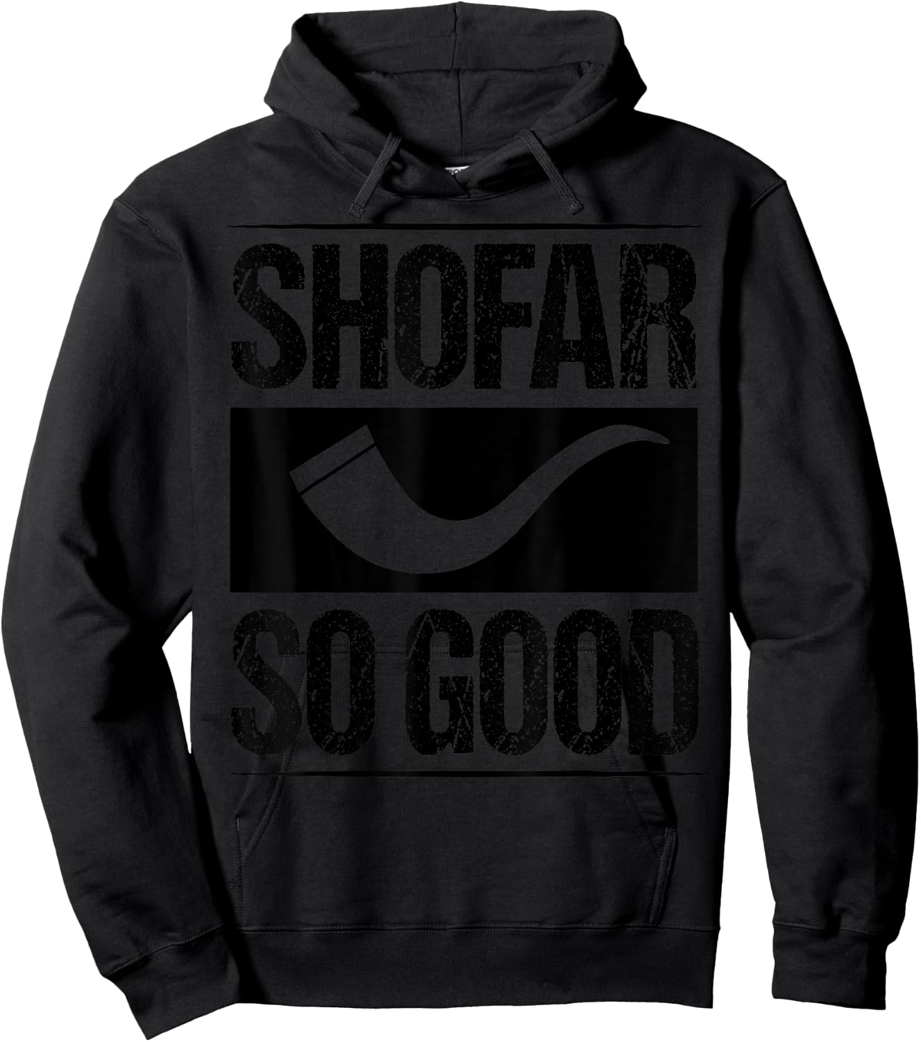 Shofar So Good Funny Hanukkah Gift Chanukah Jewish Hoodie - Hoodie | Black
