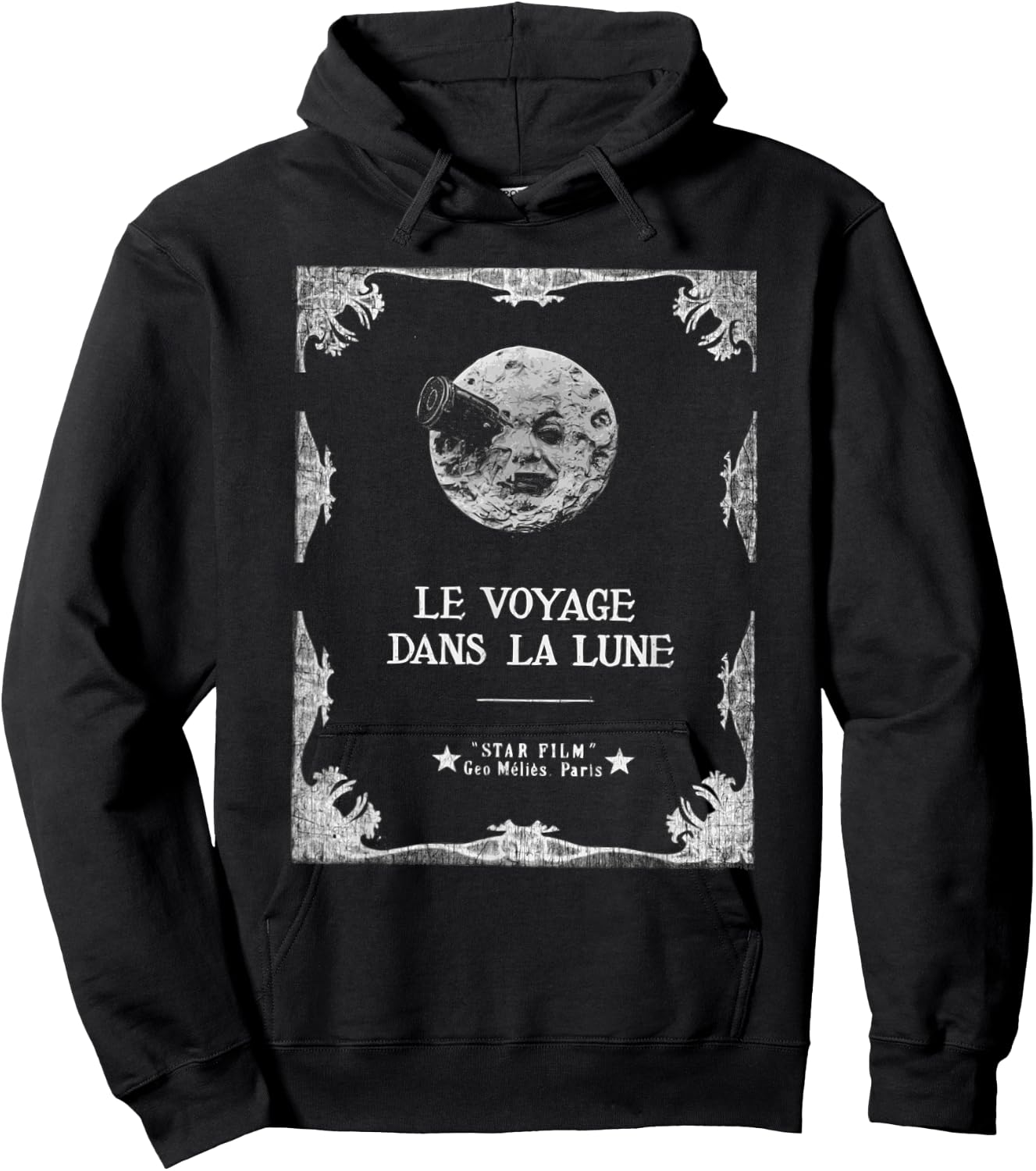 A Trip to the Moon ( Le Voyage dans la Lune) Classic Movie Hoodie - Hoodie | Black