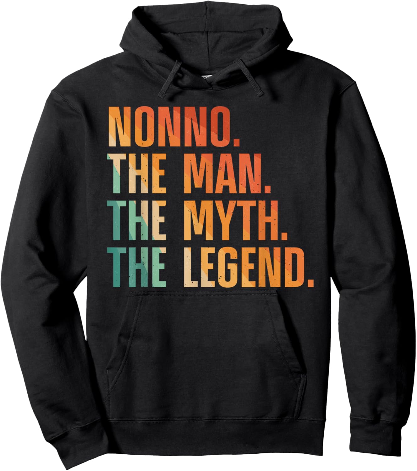 Nonno Design For Grandpa Grandfather From Grandkids Nonno Hoodie - Hoodie | Black