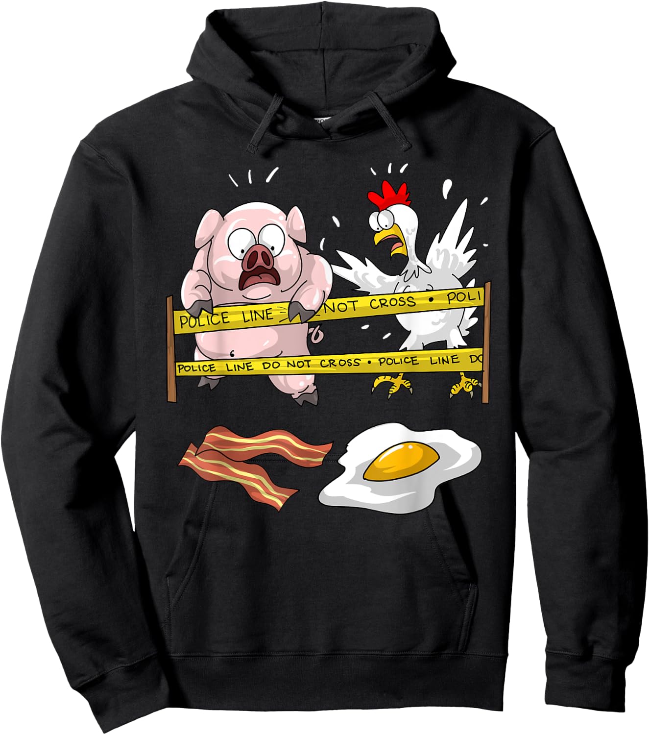 Funny Police Officer Design Women Cop Police Officer Hoodie - Hoodie | Black