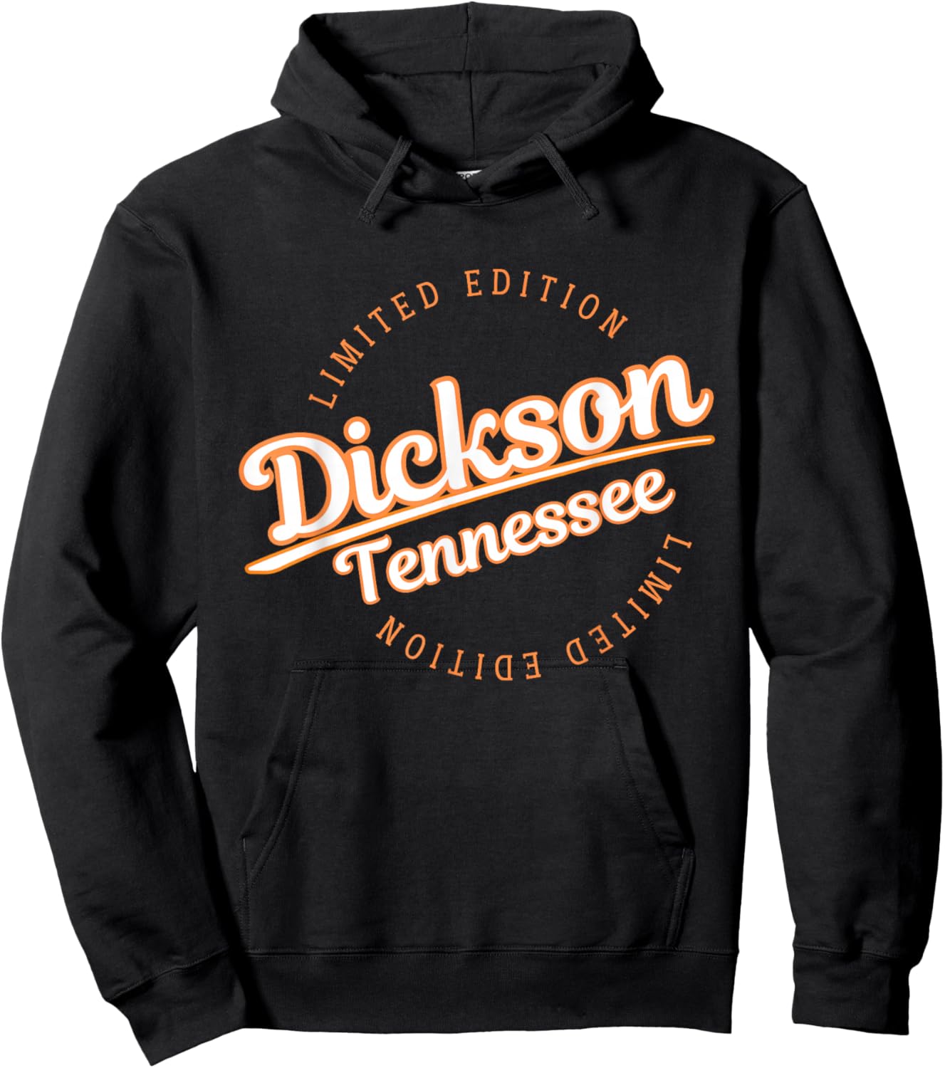 Retro Athletic Dickson TN Apparel Hoodie - Hoodie | Black