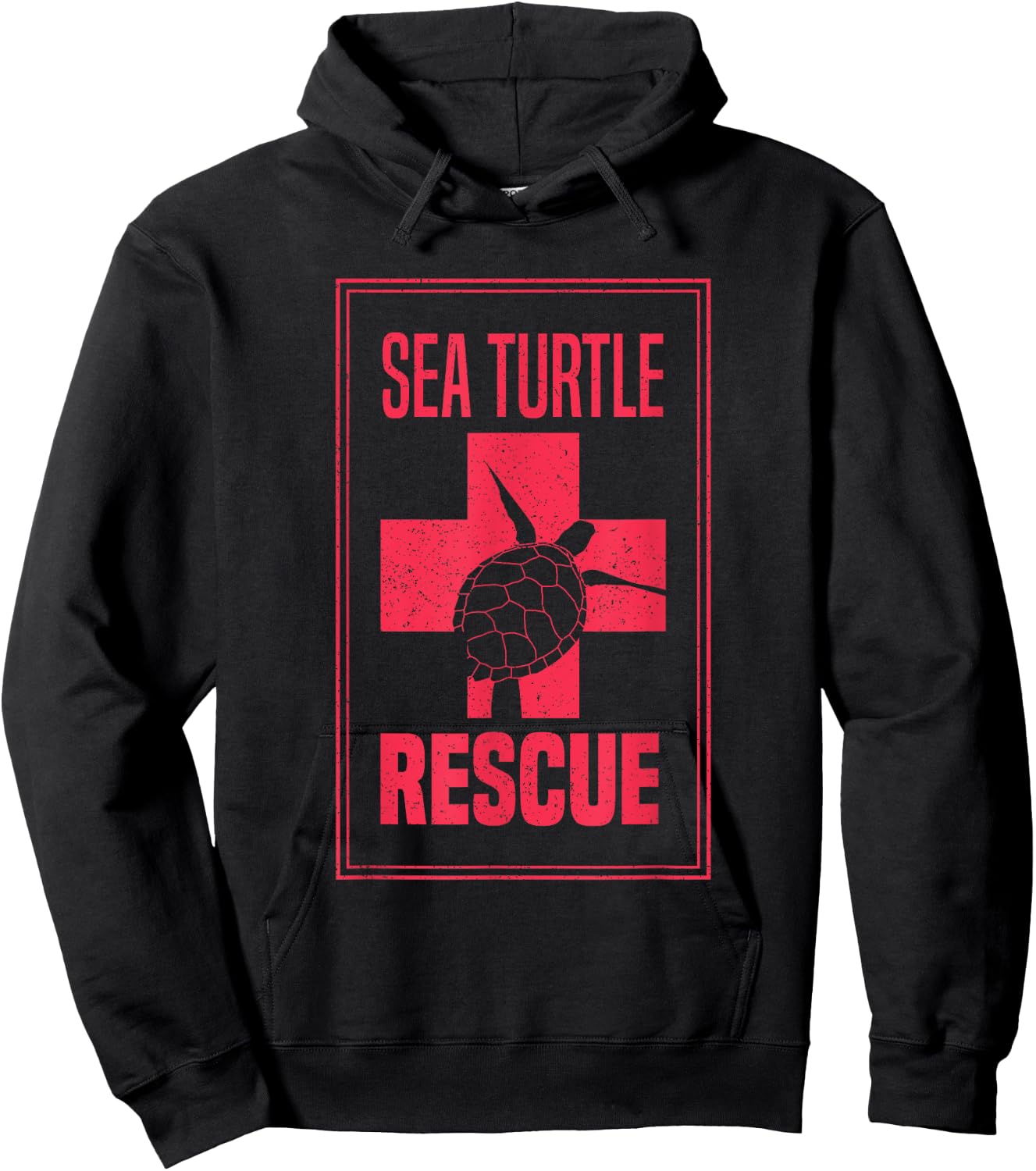 Sea Turtle Rescue Shirt Olive Ridley Loggerhead Helper Gift Hoodie - Hoodie | Black