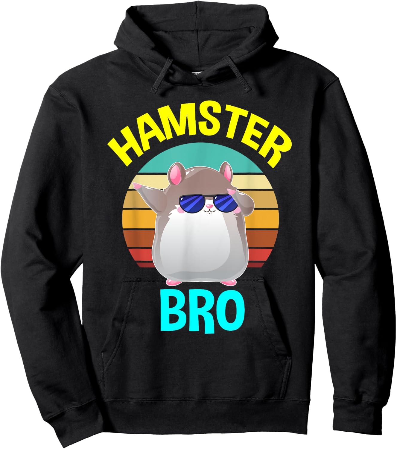 Hamster Shirt for Boys Bro Brother Cute Funny Costume Gifts Hoodie - Hoodie | Black