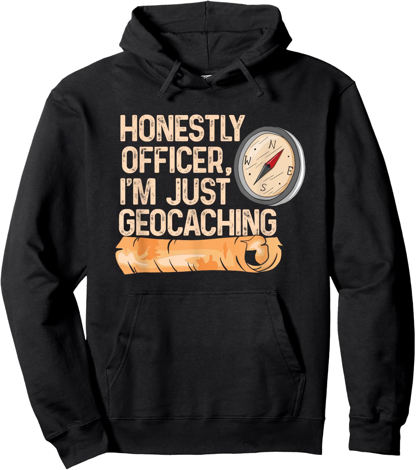 Metal Detecting for Geocacher Detectorist Geocaching Hoodie - Hoodie | Black