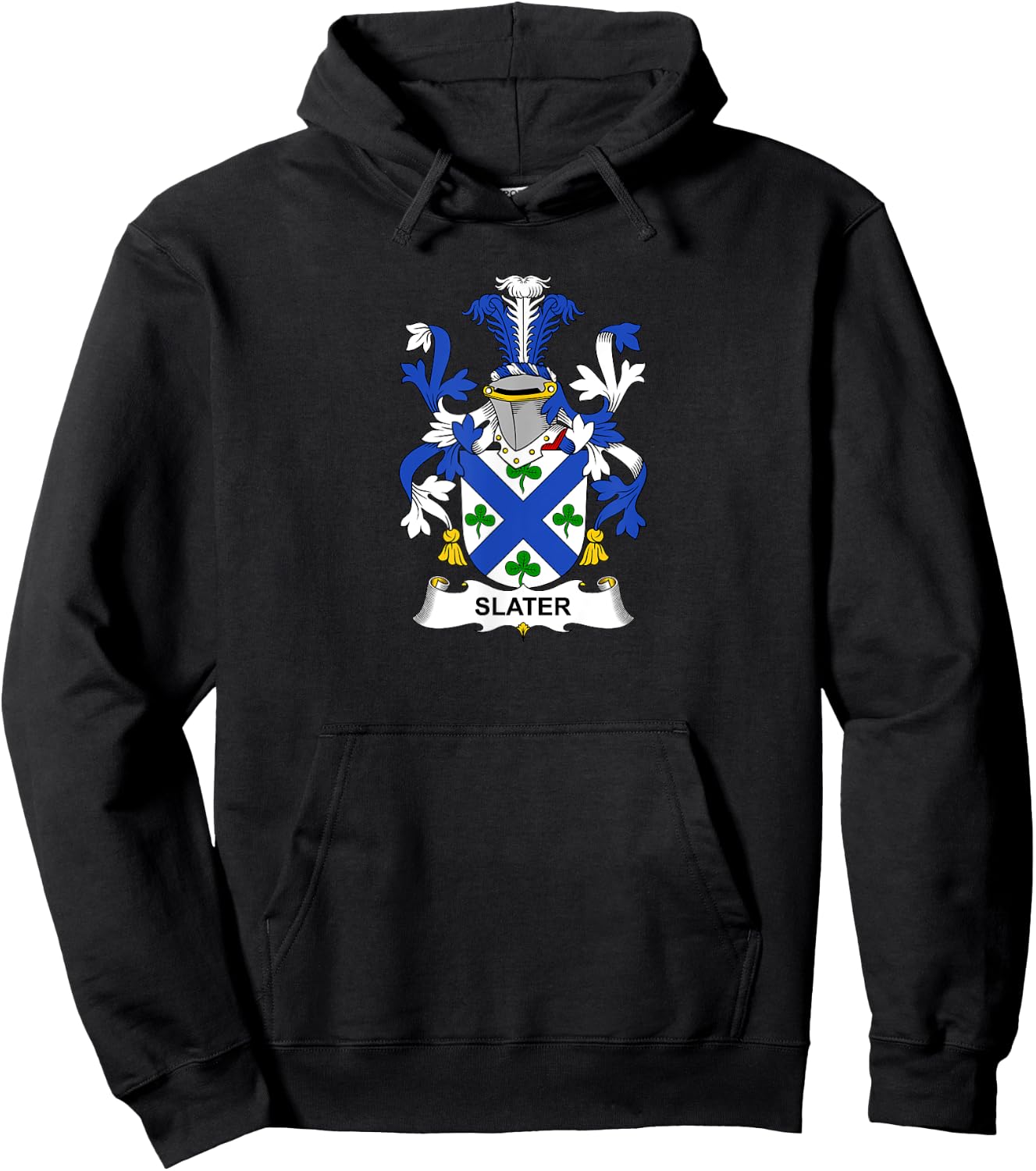 Slater Coat of Arms - Family Crest Hoodie - Hoodie | Black