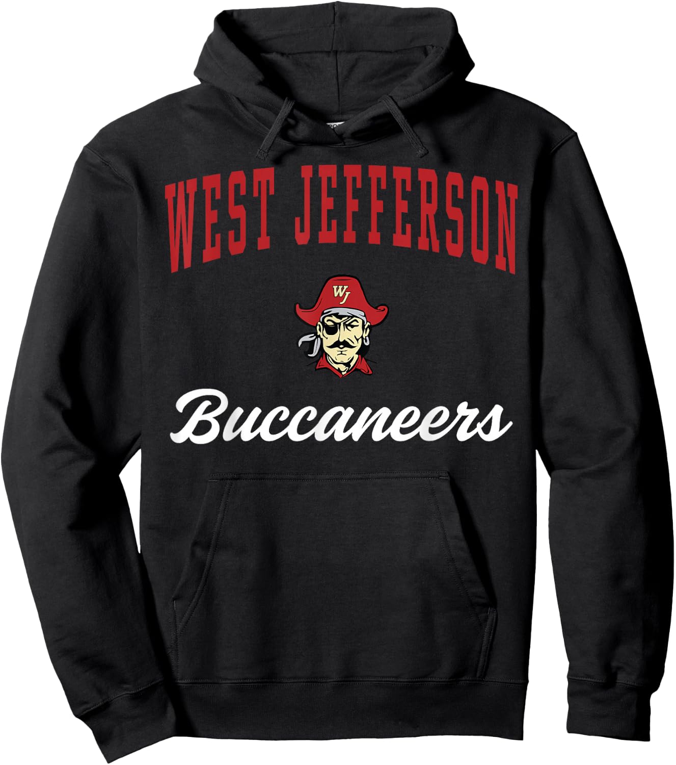 West Jefferson High School Buccaneers C3 Hoodie - Hoodie | Black