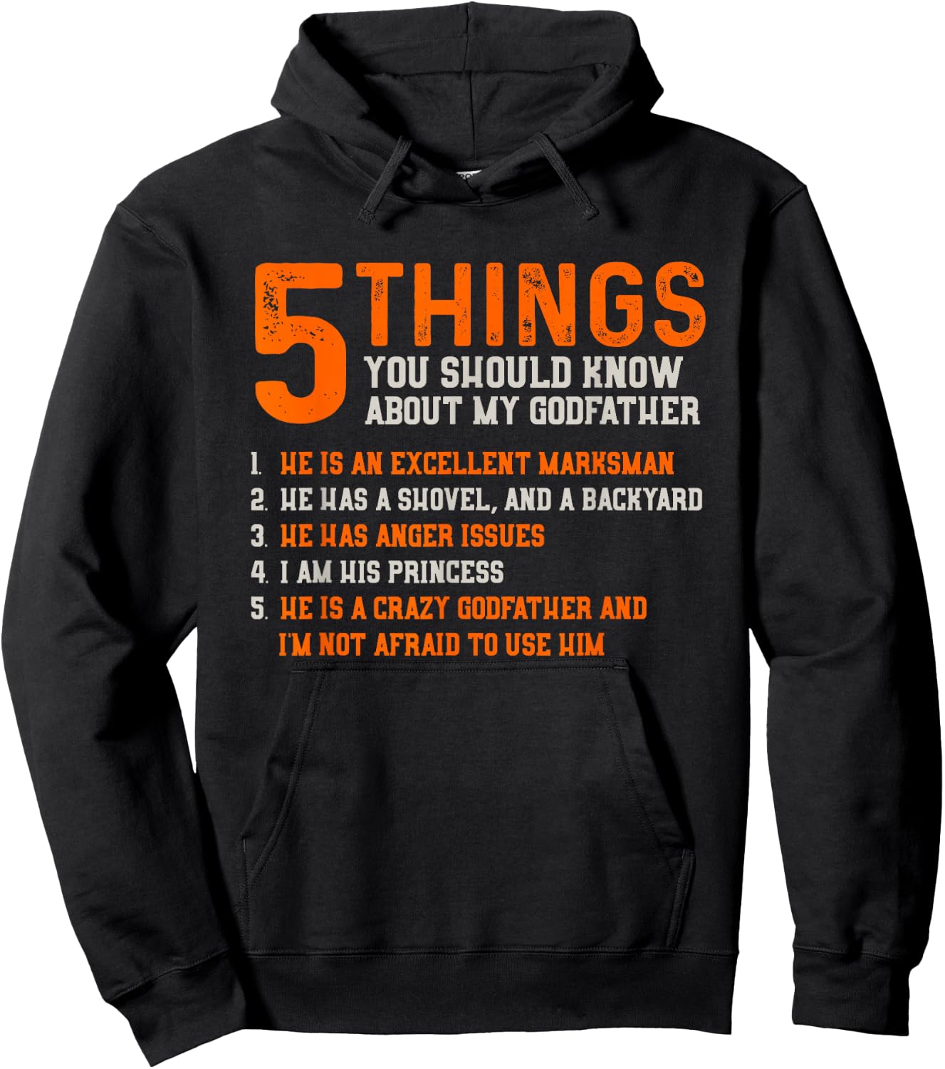 5 Things You Should Know About Godfather - Goddaughter Shirt Hoodie - Hoodie | Black