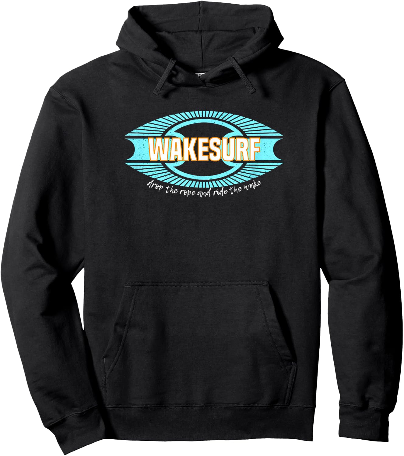 Wakesurf Boat Hoodie - Hoodie | Black