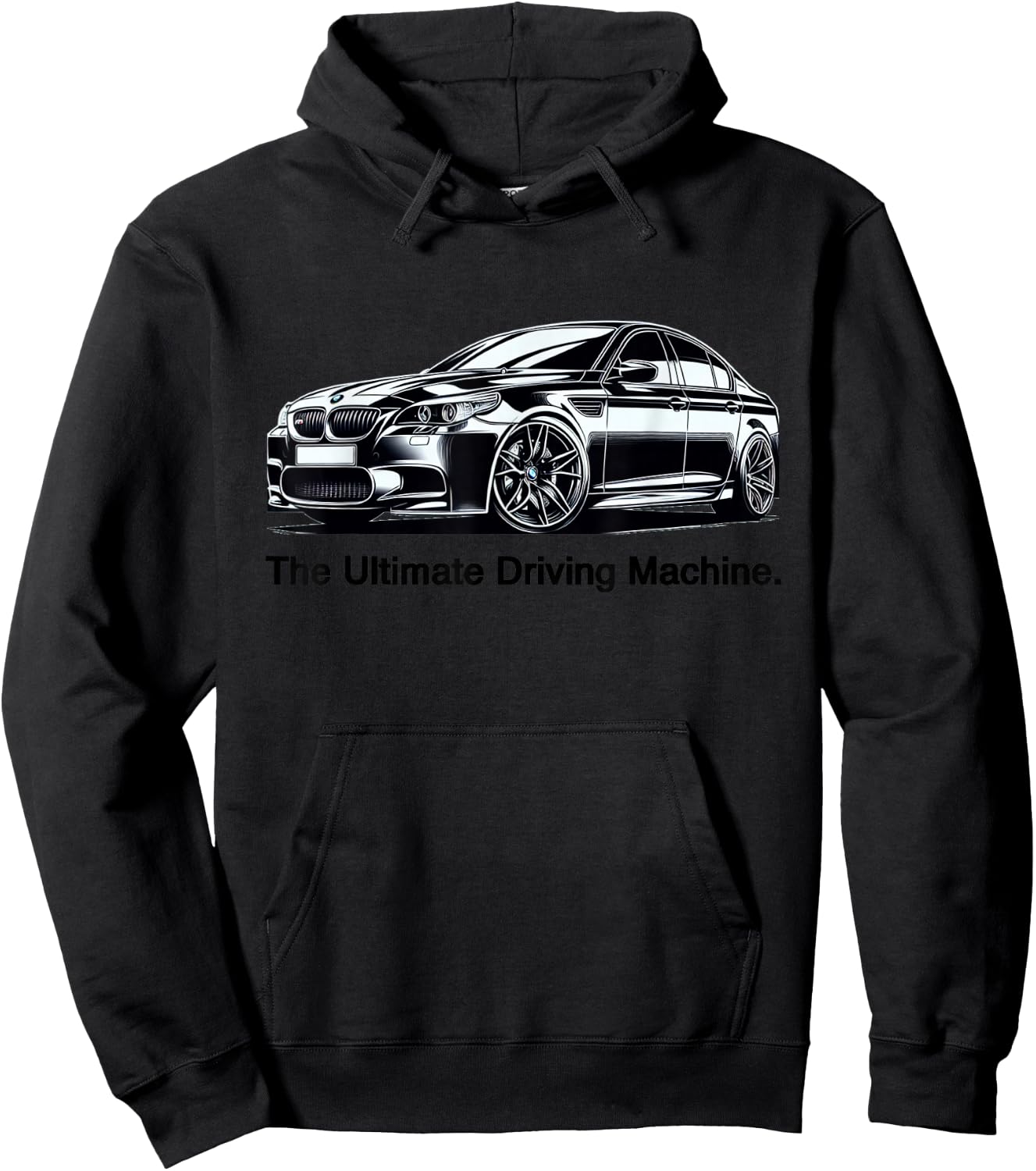 Ultimate Driving Machine Vintage Euro E60 M Five Hoodie - Hoodie | Black