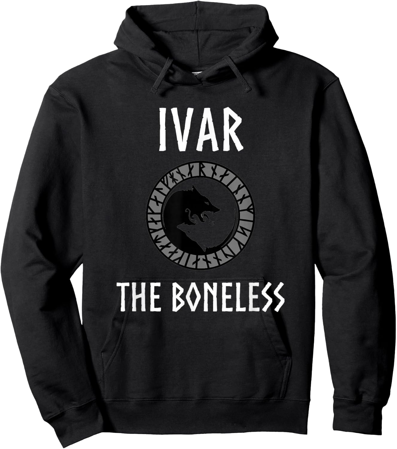 Vikings Ivar The Boneless Norse Wolf Gift Viking lover Hoodie - Hoodie | Black