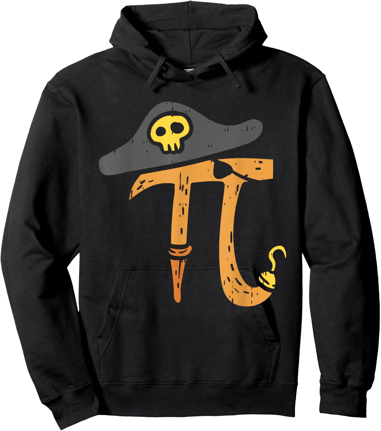 Funny Pi Day Rate Shirt Pirate Lovers Math Geek Gift Boys Hoodie - Hoodie | Black