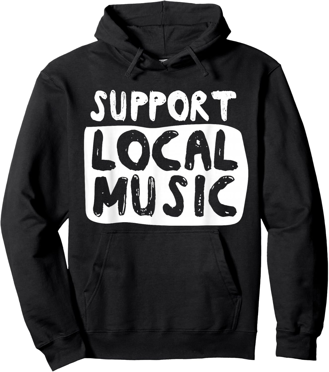 Support Local Music Hoodie - Hoodie | Black
