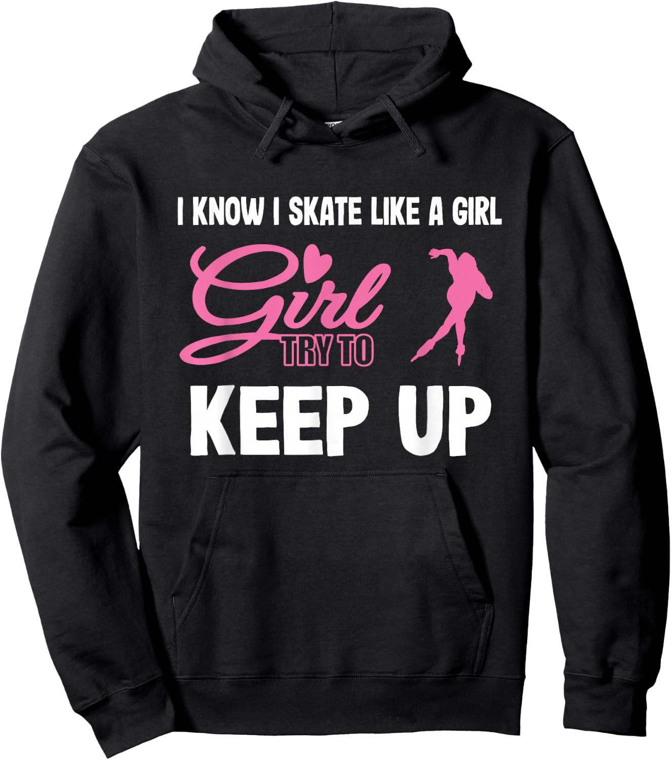 Women's Roller Blading Gift Hoodie - Hoodie | Black