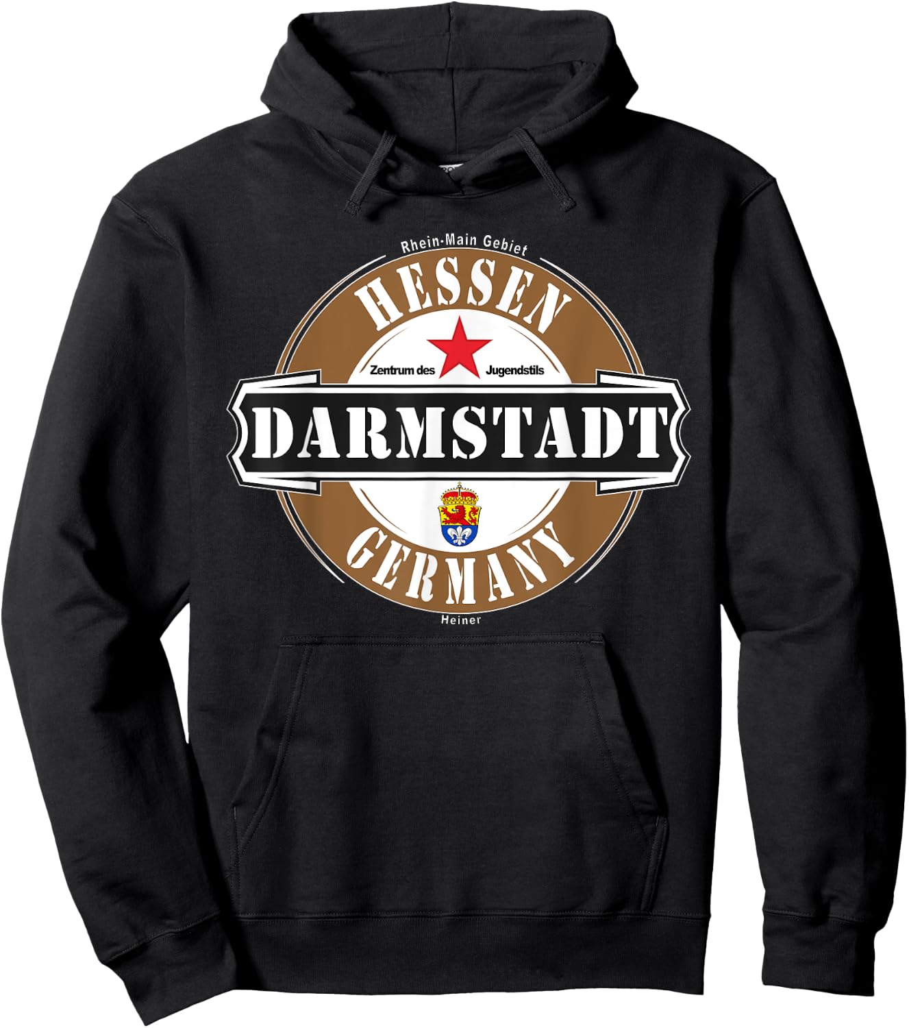 DARMSTADT Hessen Germany City Keepsake Tourist Outfit Hoodie - Hoodie | Black