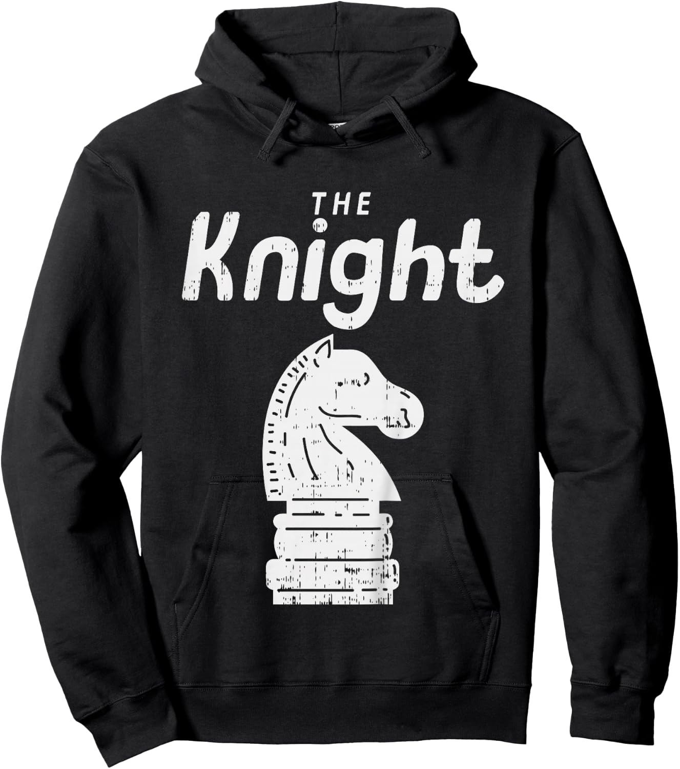 Kids Chess Piece The Knight Shirt Halloween Matching Costume Hoodie - Hoodie | Black