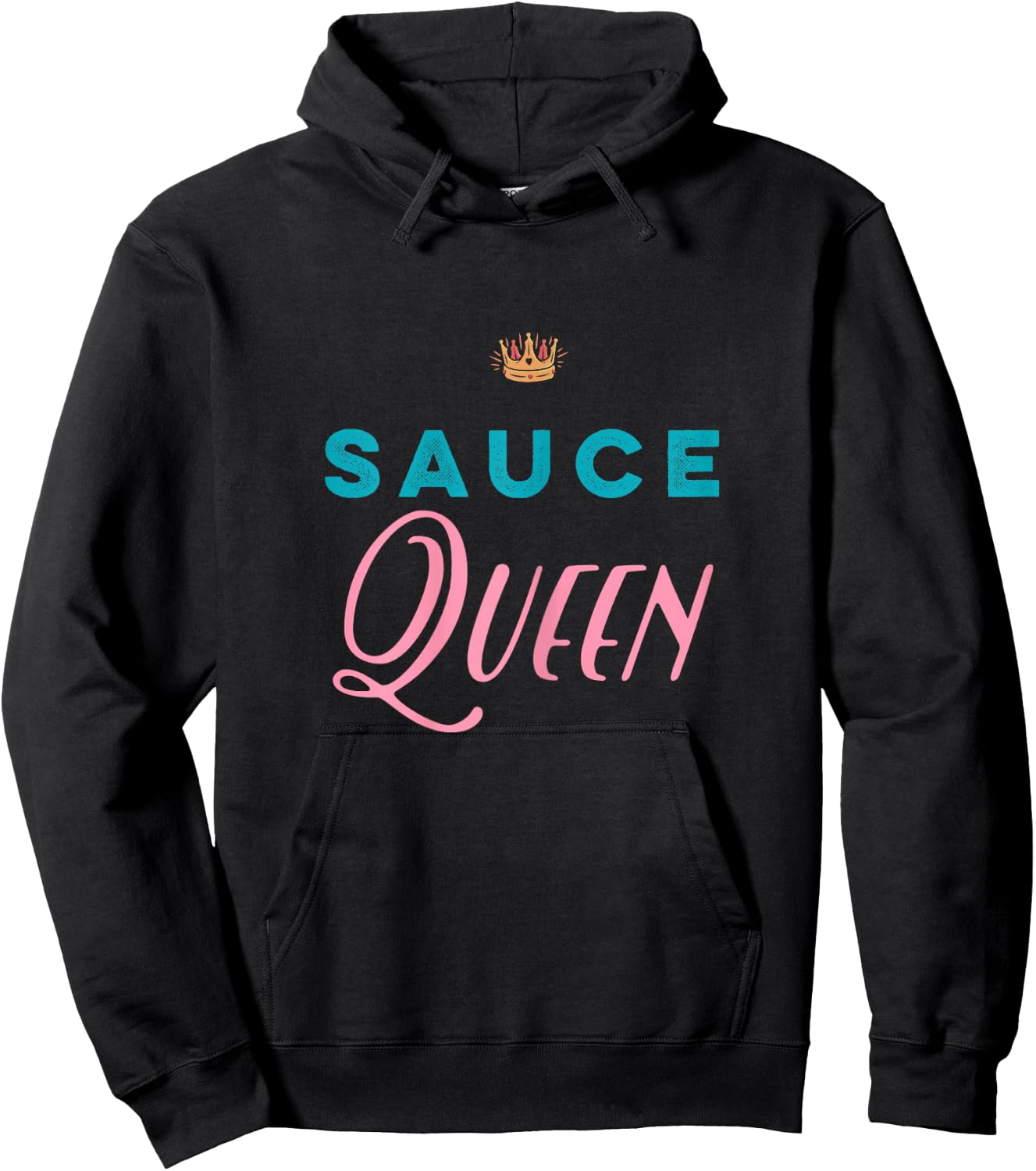 Sauce Queen T shirt Hoodie - Hoodie | Black