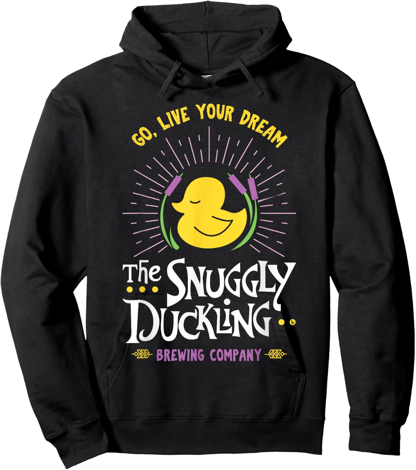 The Snuggly Duckling Brewing Company & Women Hoodie - Hoodie | Black