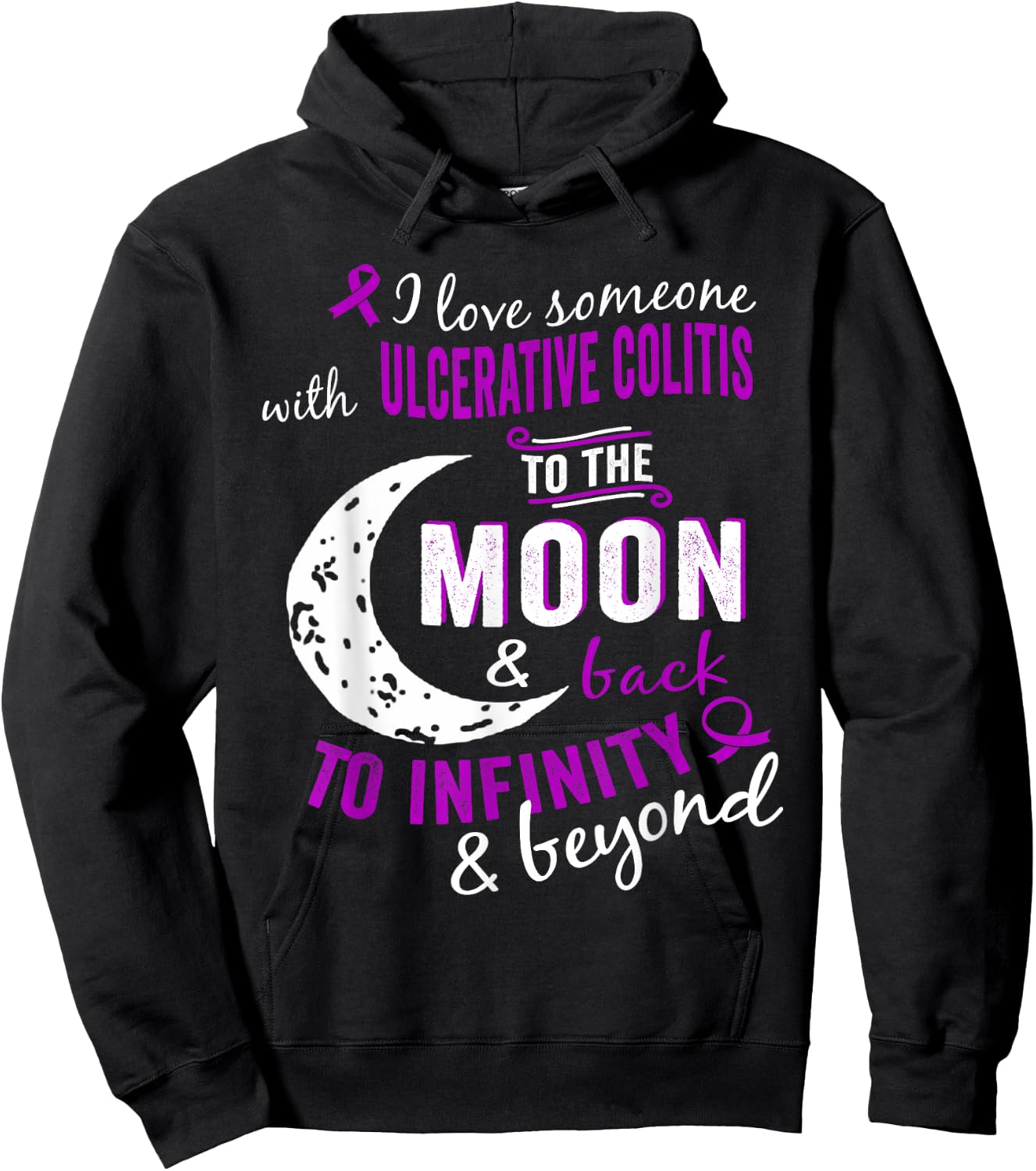 Ulcerative Colitis Shirt - Ulcerative Colitis Awareness Hoodie - Hoodie | Black