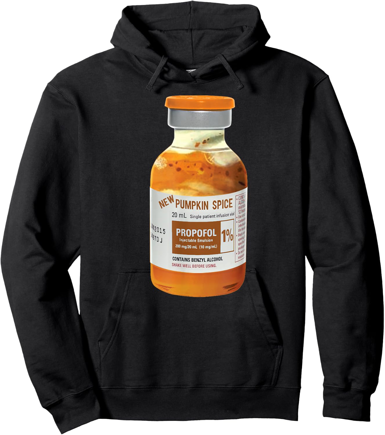 Pumpkin Spice Propofol Nurses design Hoodie - Hoodie | Black
