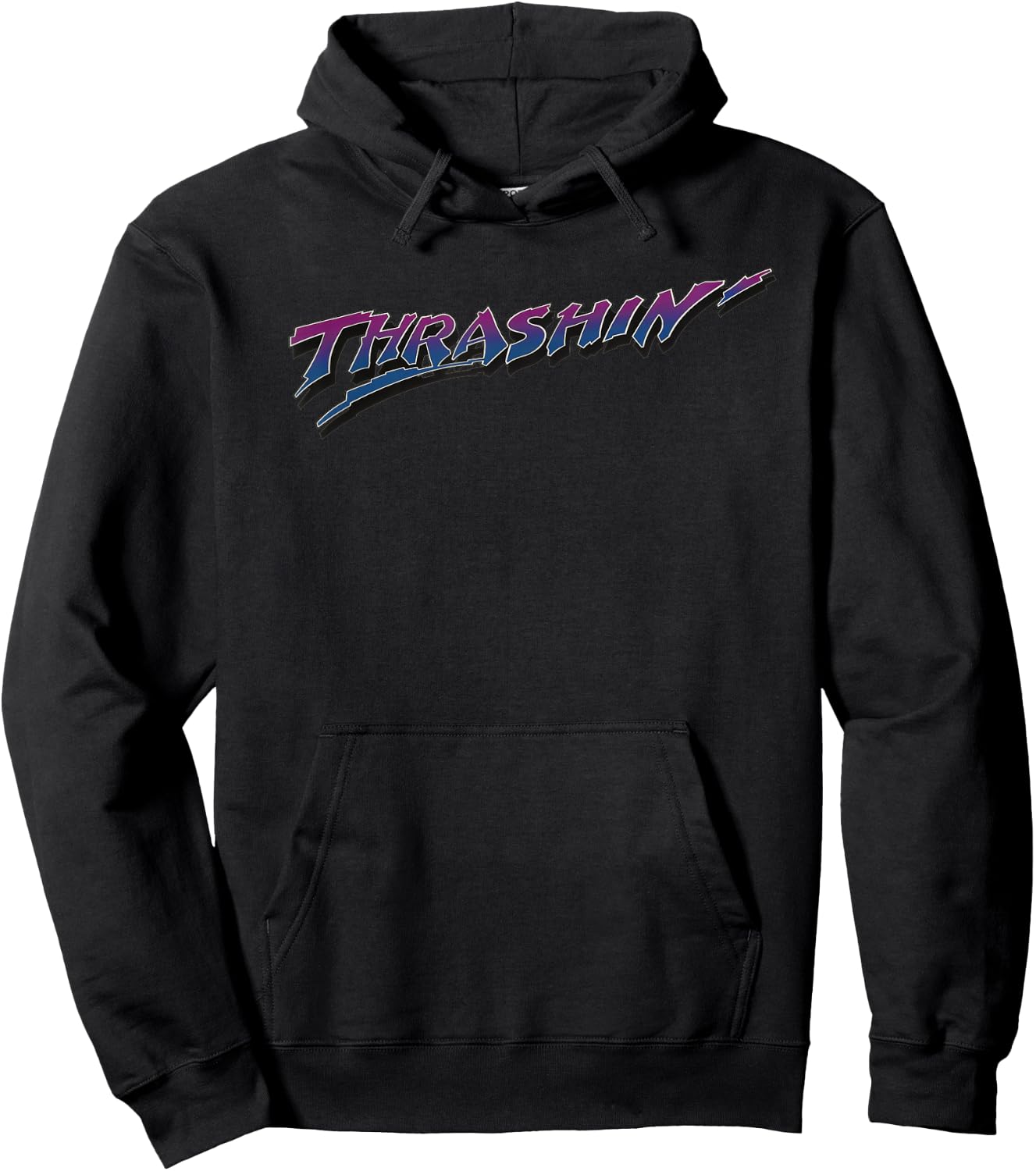 Thrashin' Skateboarding Hoodie - Hoodie | Black
