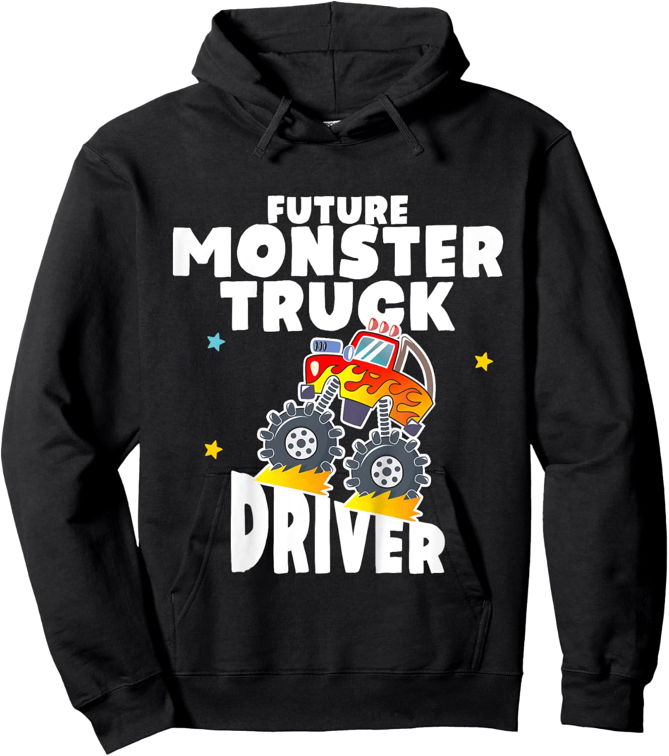 Future Monster Truck Driver - Gift for Toddler Hoodie - Hoodie | Black