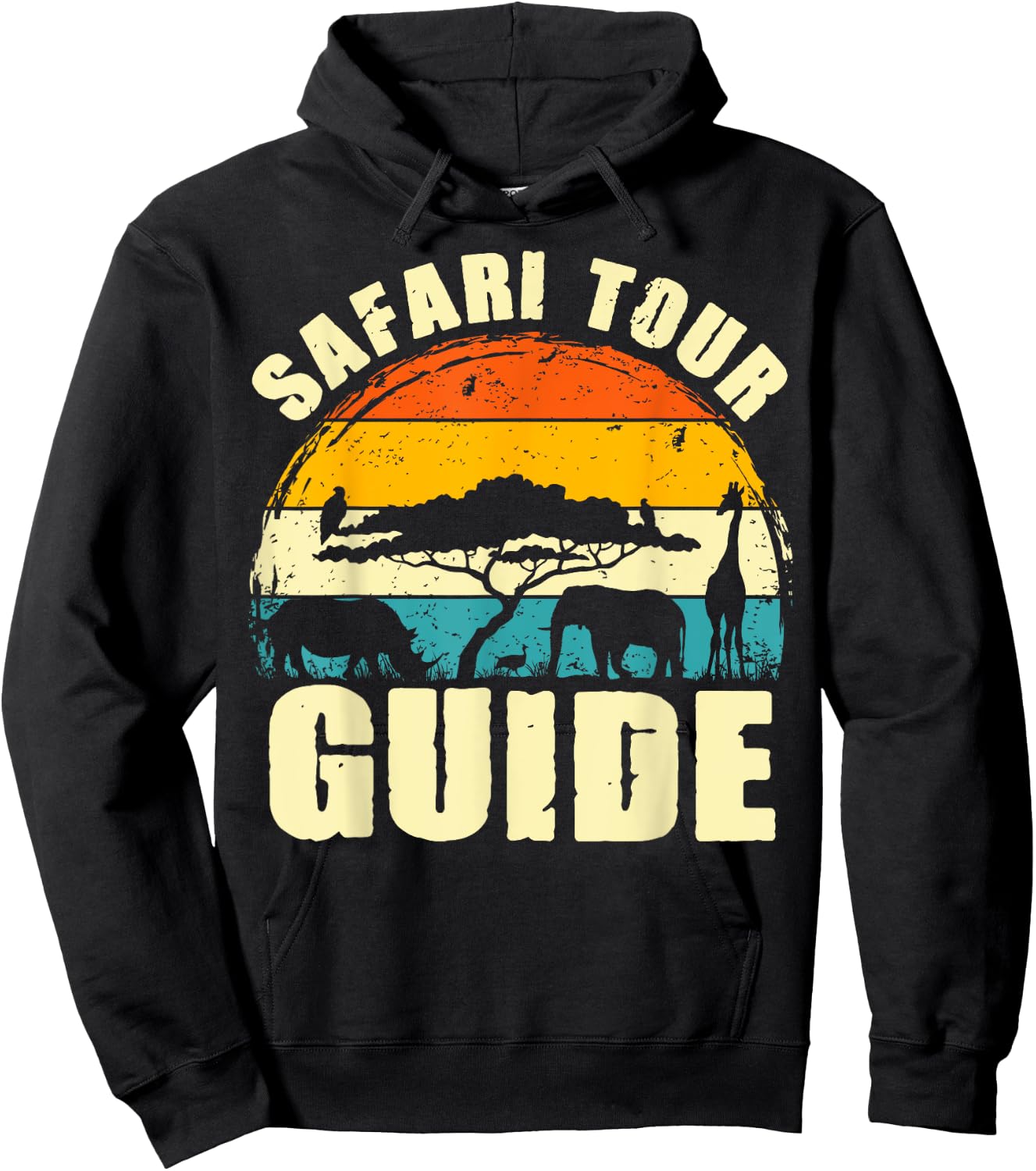 Safari Tour Guide Kenya Tanzania Namibia Animal Costume Hoodie - Hoodie | Black