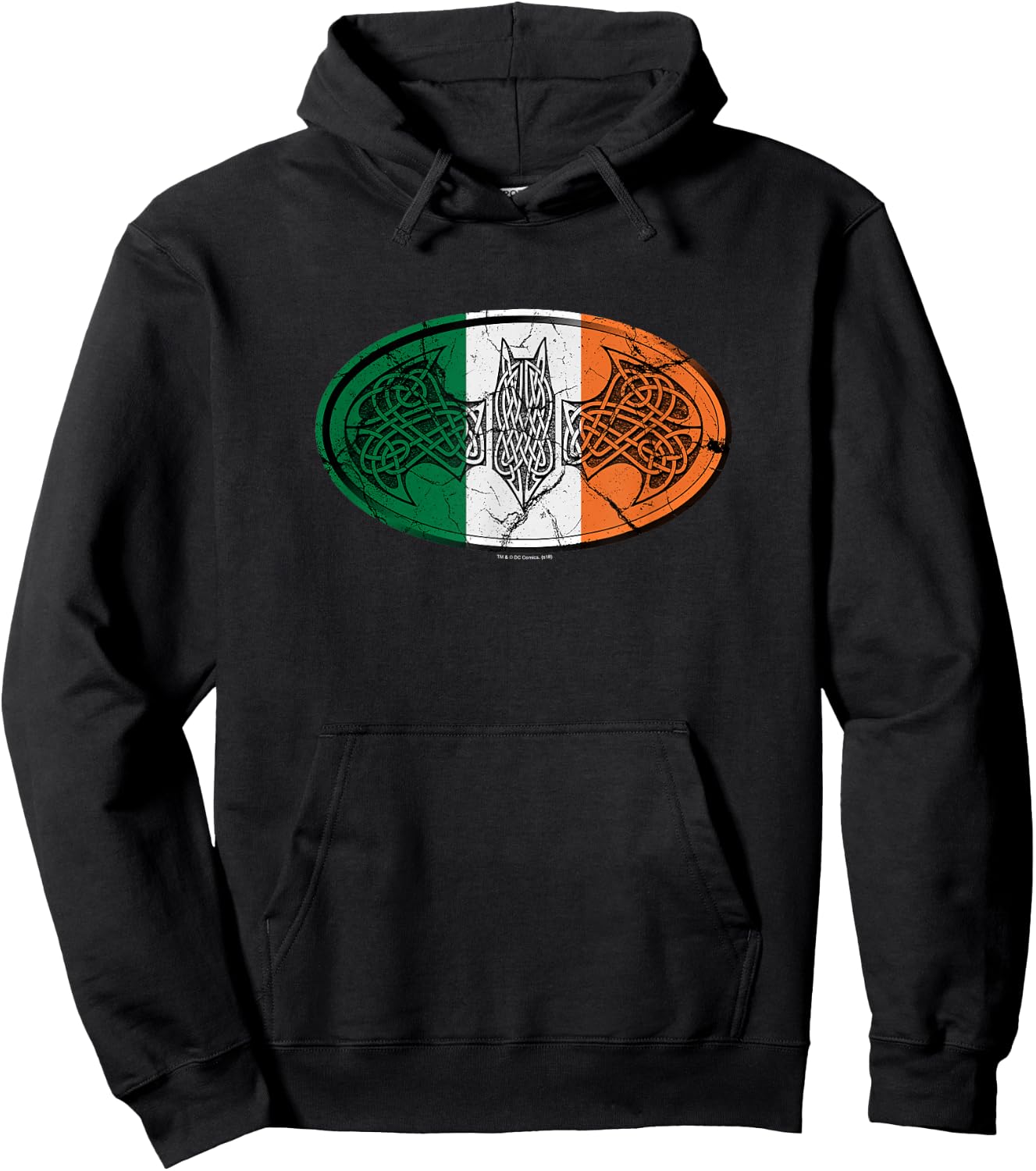Batman Irish Celtic Symbol Hoodie - Hoodie | Black