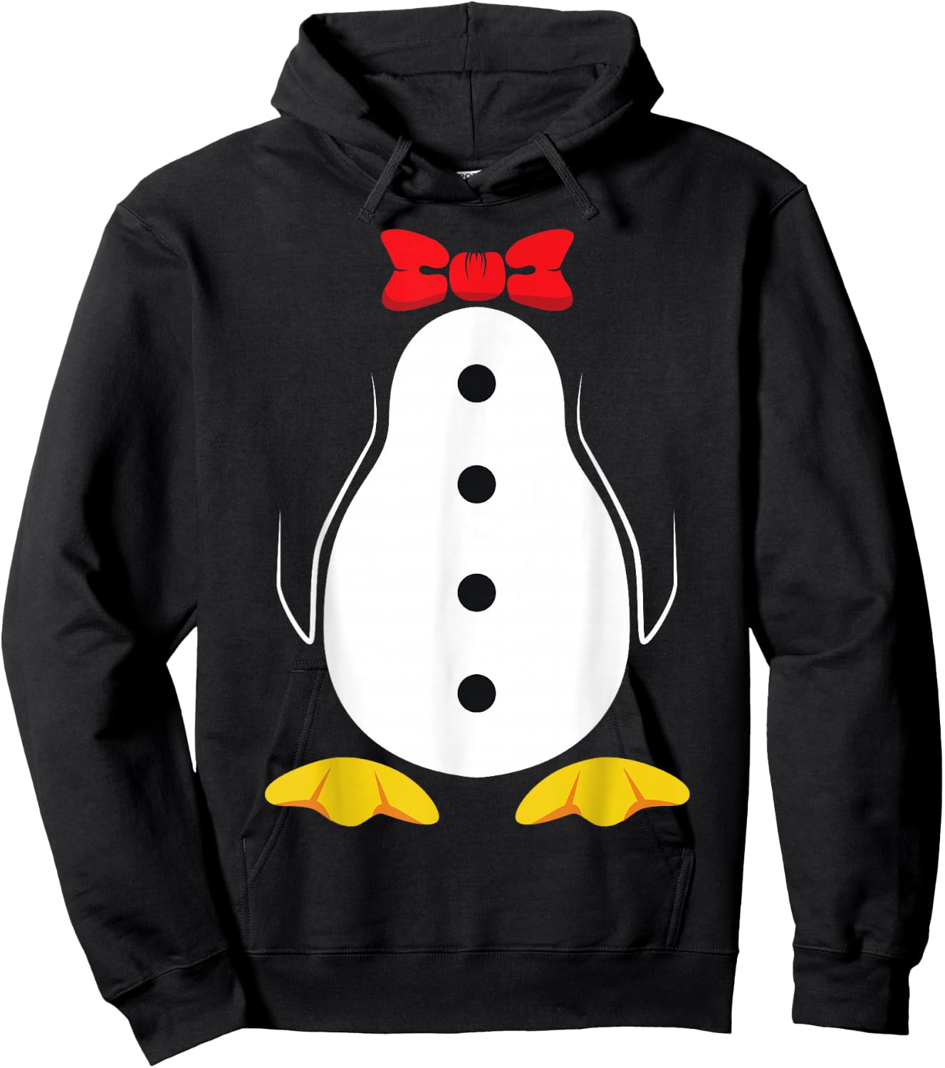 Penguin Kids Halloween Costume Design for Boys Girls Hoodie - Hoodie | Black