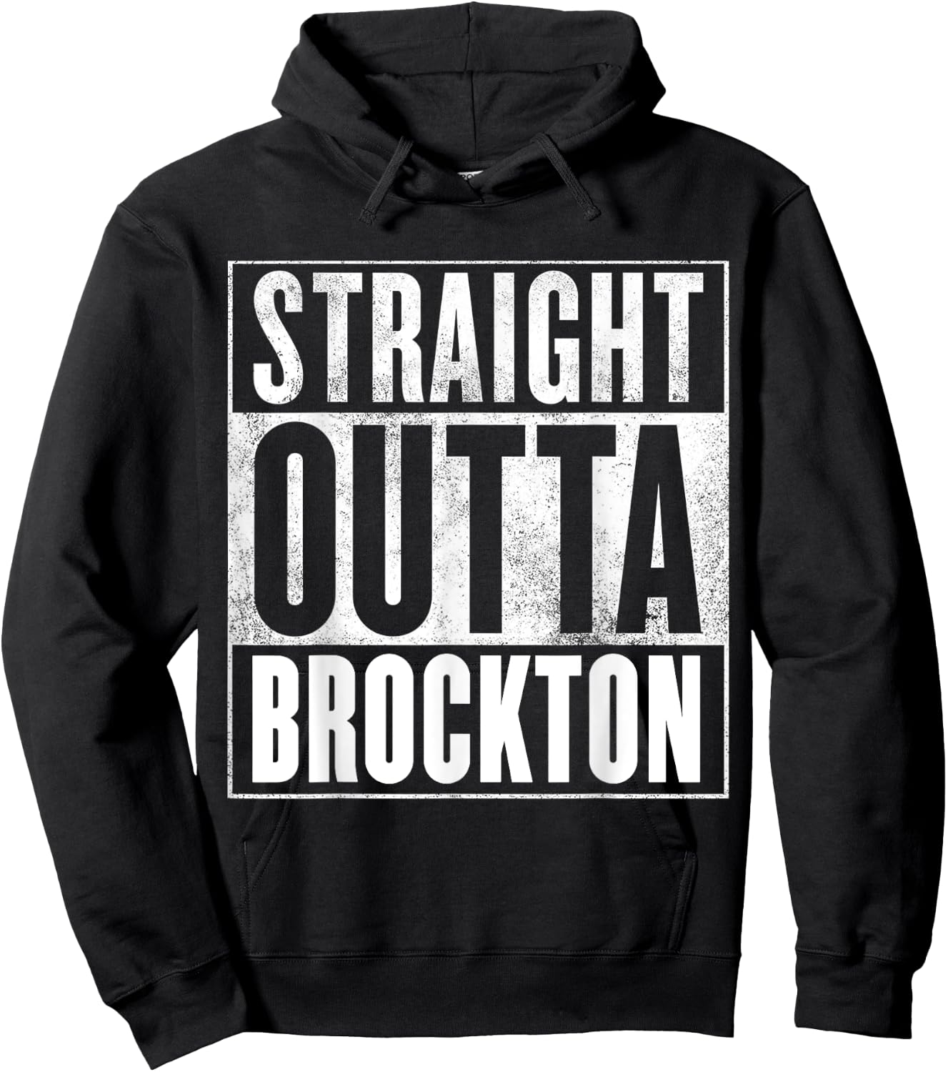 Brockton - STRAIGHT OUTTA BROCKTON Shirt Hoodie - Hoodie | Black