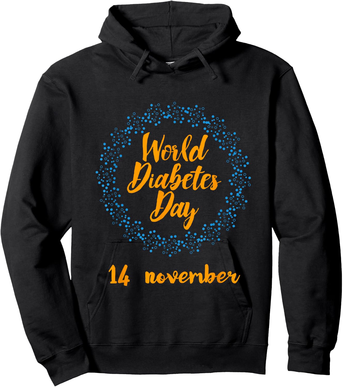 World Diabetes Day Hoodie - Hoodie | Black