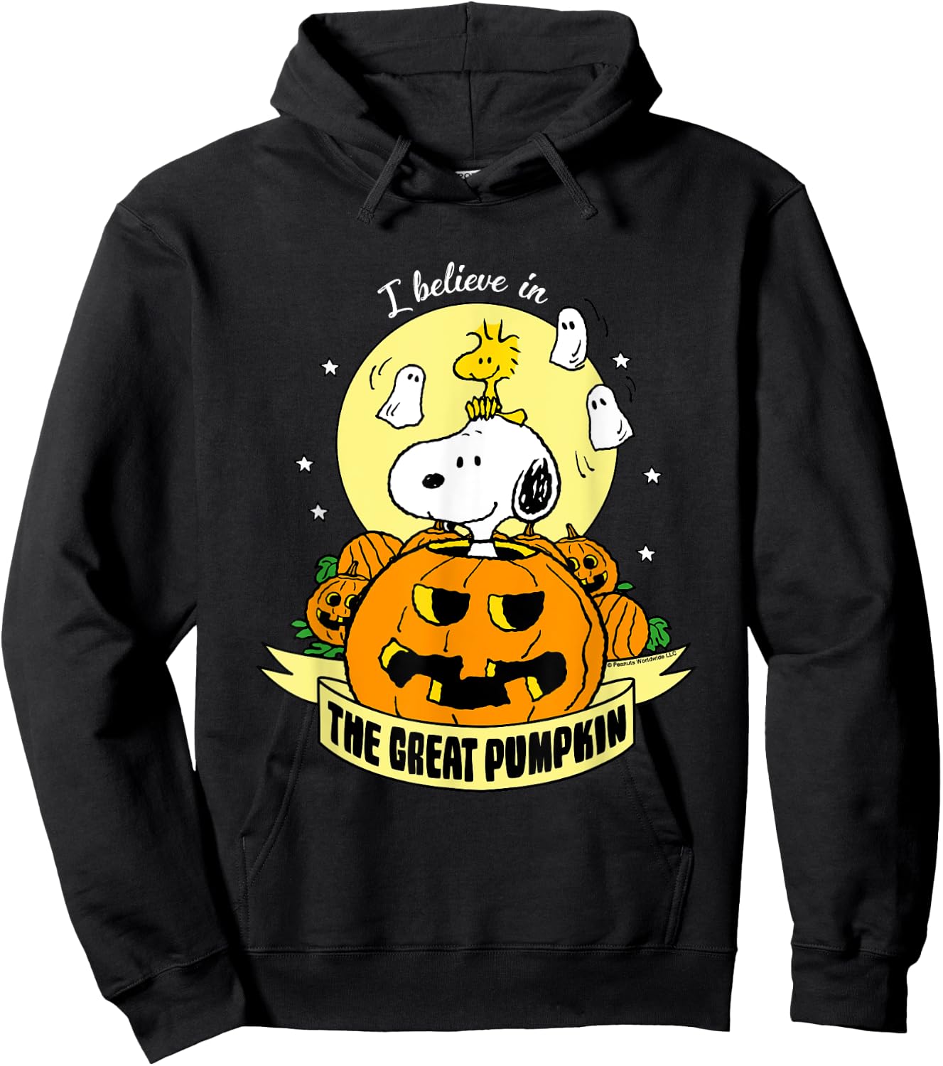 Peanuts Halloween The Great Pumpkin Hoodie - Hoodie | Black