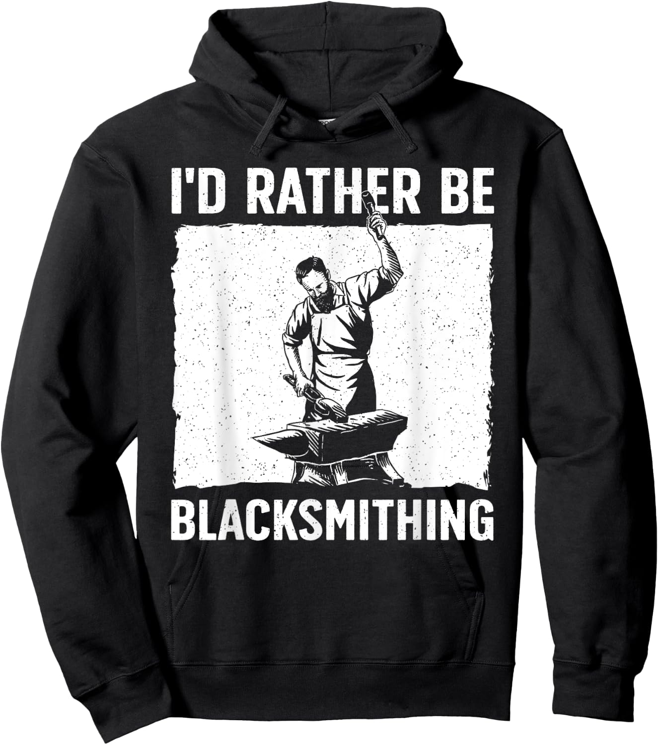 Cool Blacksmith Design Women Blacksmithing Forging Hoodie - Hoodie | Black