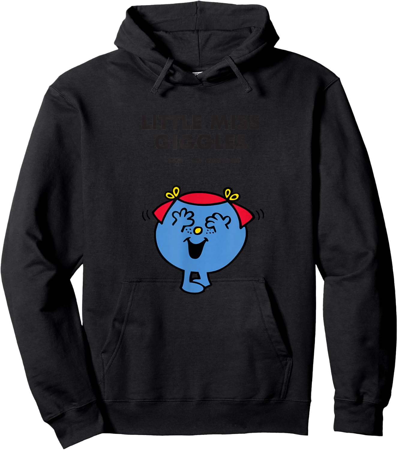Mr. Men Little Miss Giggles Hoodie - Hoodie | Black