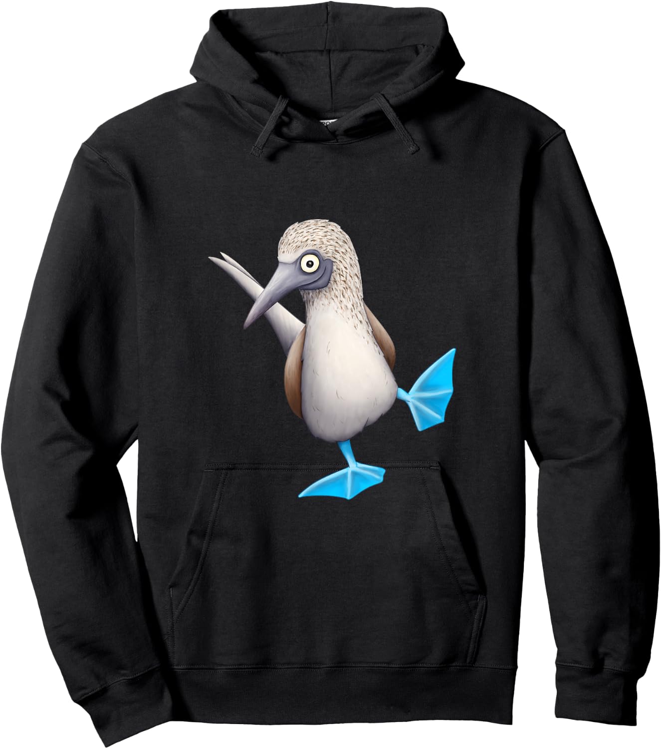 Fancy Dancing Sea Bird Funky Blue Foot Booby Hoodie - Hoodie | Black
