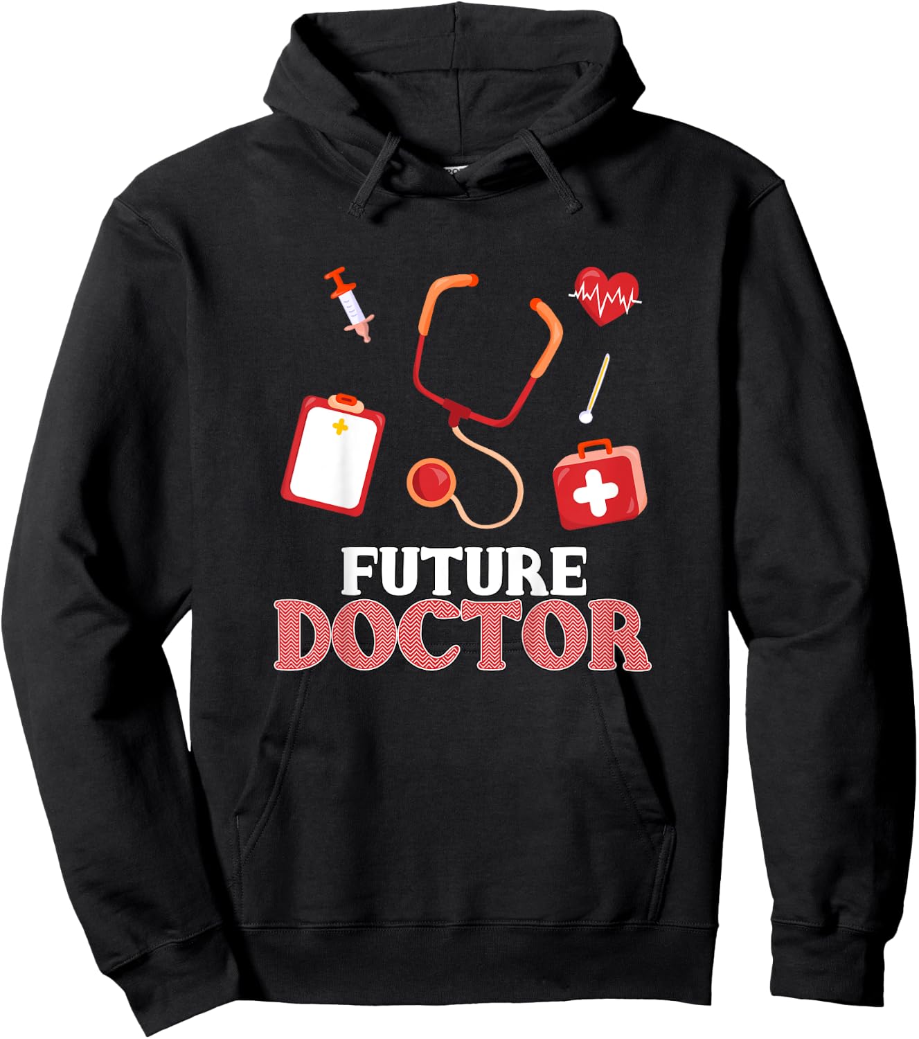 Future Doctor - Aspirational for Boys and Girls Hoodie - Hoodie | Black