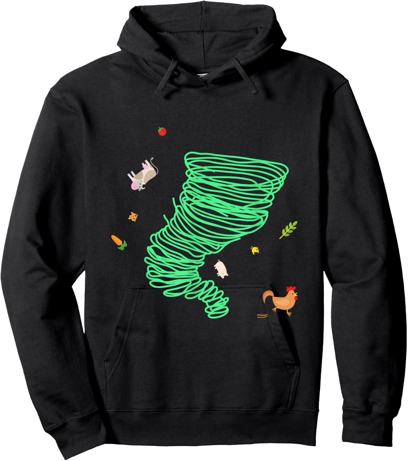 Tornado, Weather, Twister, Hurricane Hoodie - Hoodie | Black