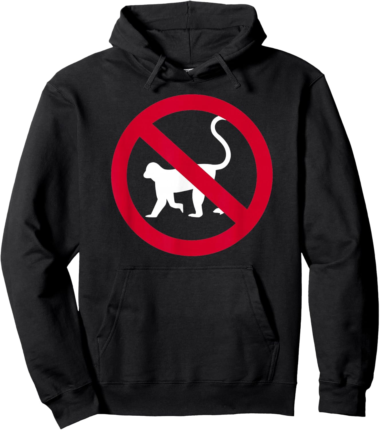No monkeys Hoodie - Hoodie | Black