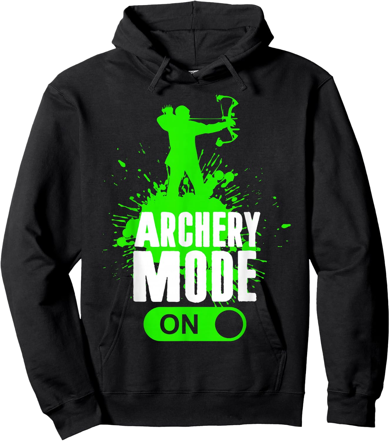 Archery Mode On Cool Hunting Bow Arrow Men Kids Archer Gift Hoodie - Hoodie | Black