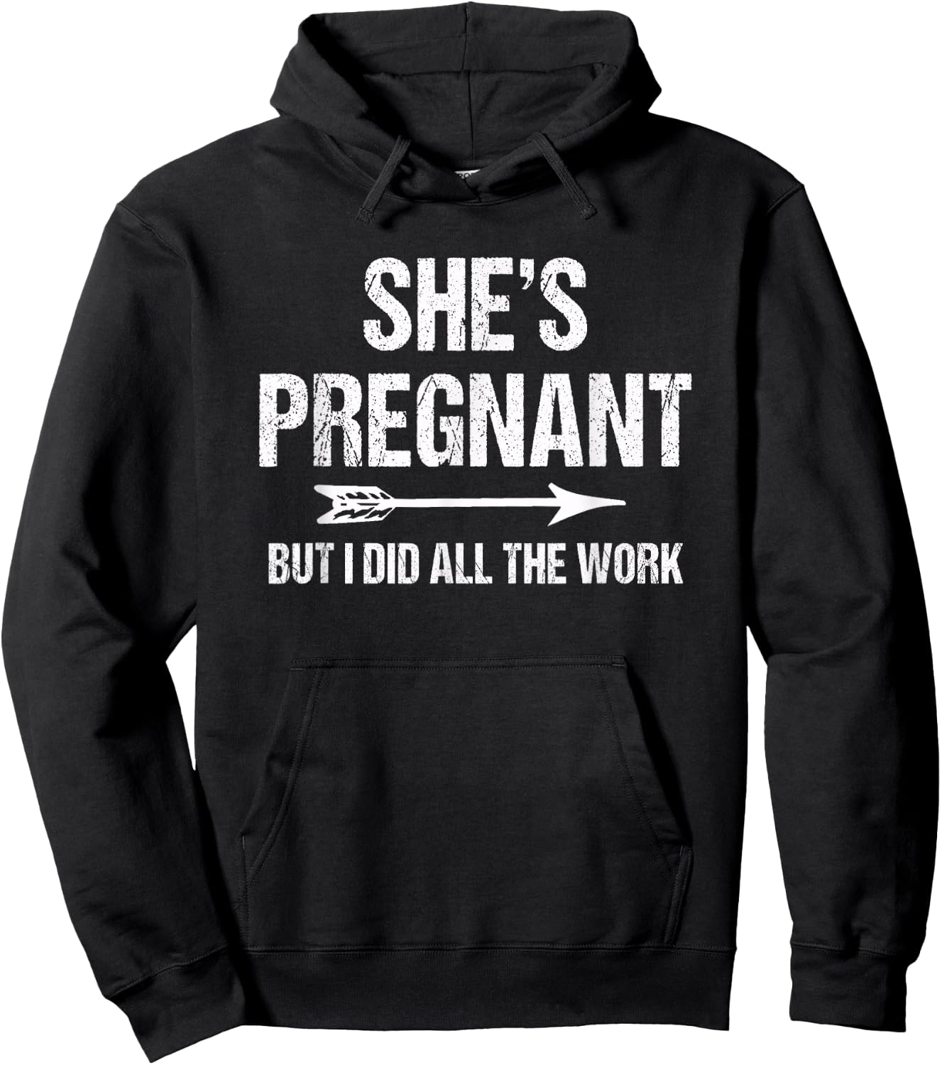 Funny Pregnancy Announcement Shirt for Dad | Baby Reveal Hoodie - Hoodie | Black