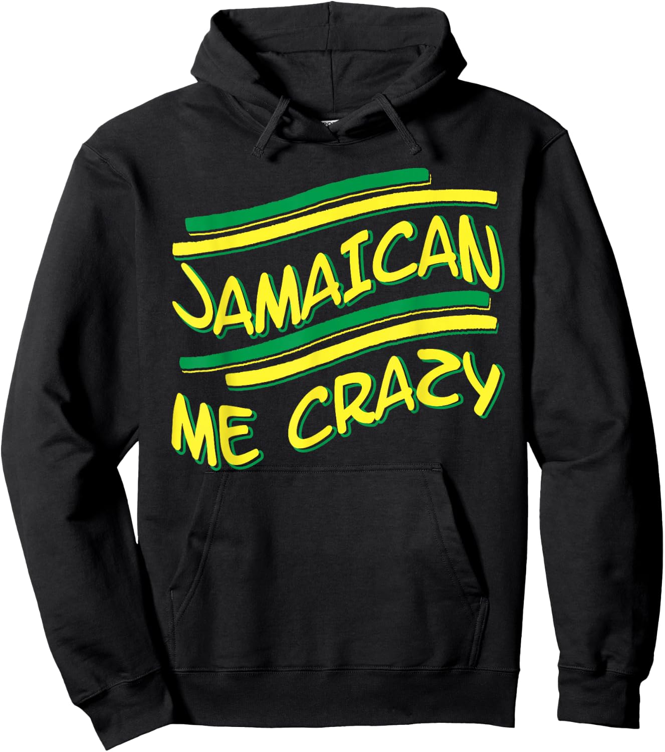 Jamaican me crazy - Jamaica Flag Shirt Hoodie - Hoodie | Black