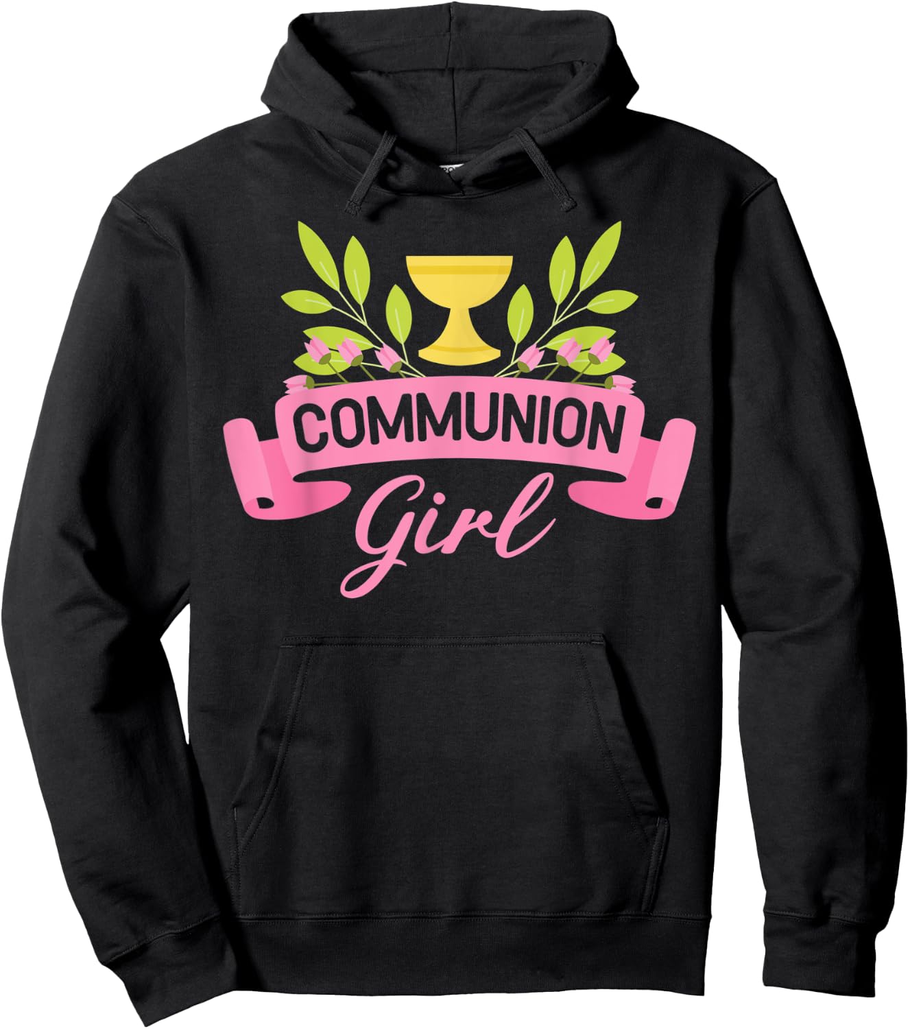 Communion Girl First 1st Holy Communion Hoodie - Hoodie | Black