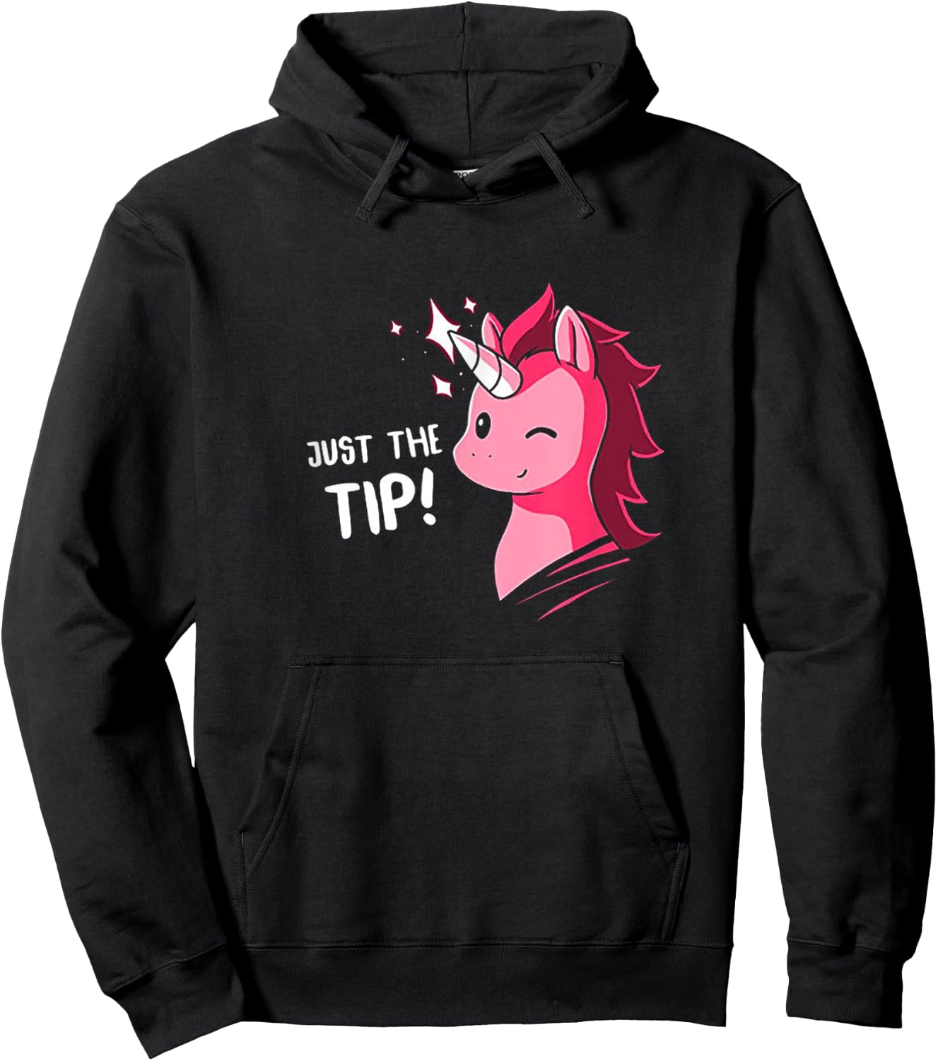 Just the Tip Unicorn Hoodie - Hoodie | Black