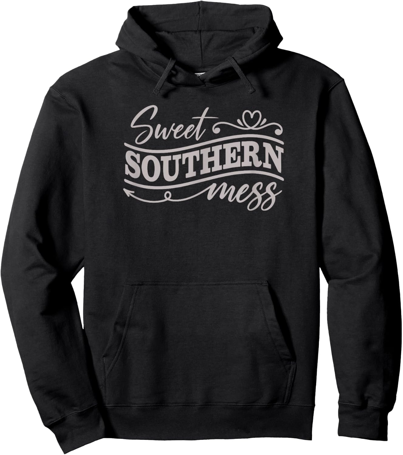 Country Life Fun Girl - Sweet Southern Mess Funny Gift Hoodie - Hoodie | Black