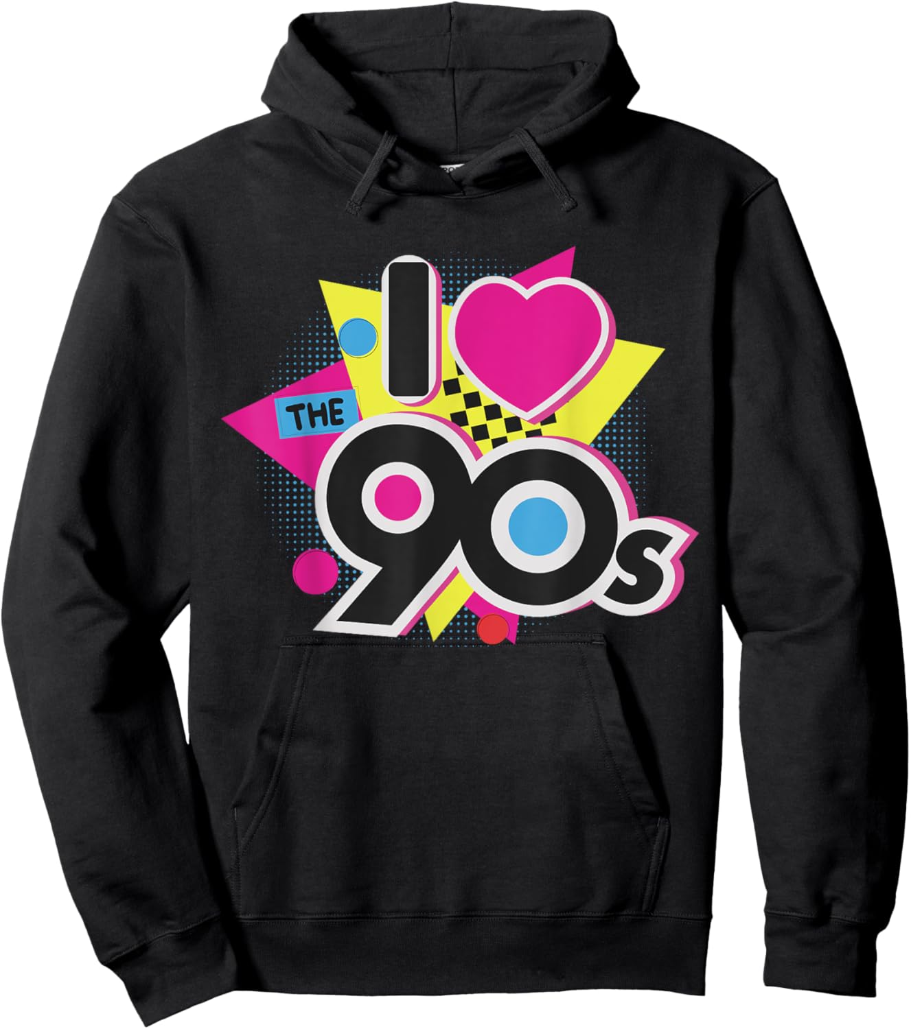 I Love The 90s Hoodie - Hoodie | Black