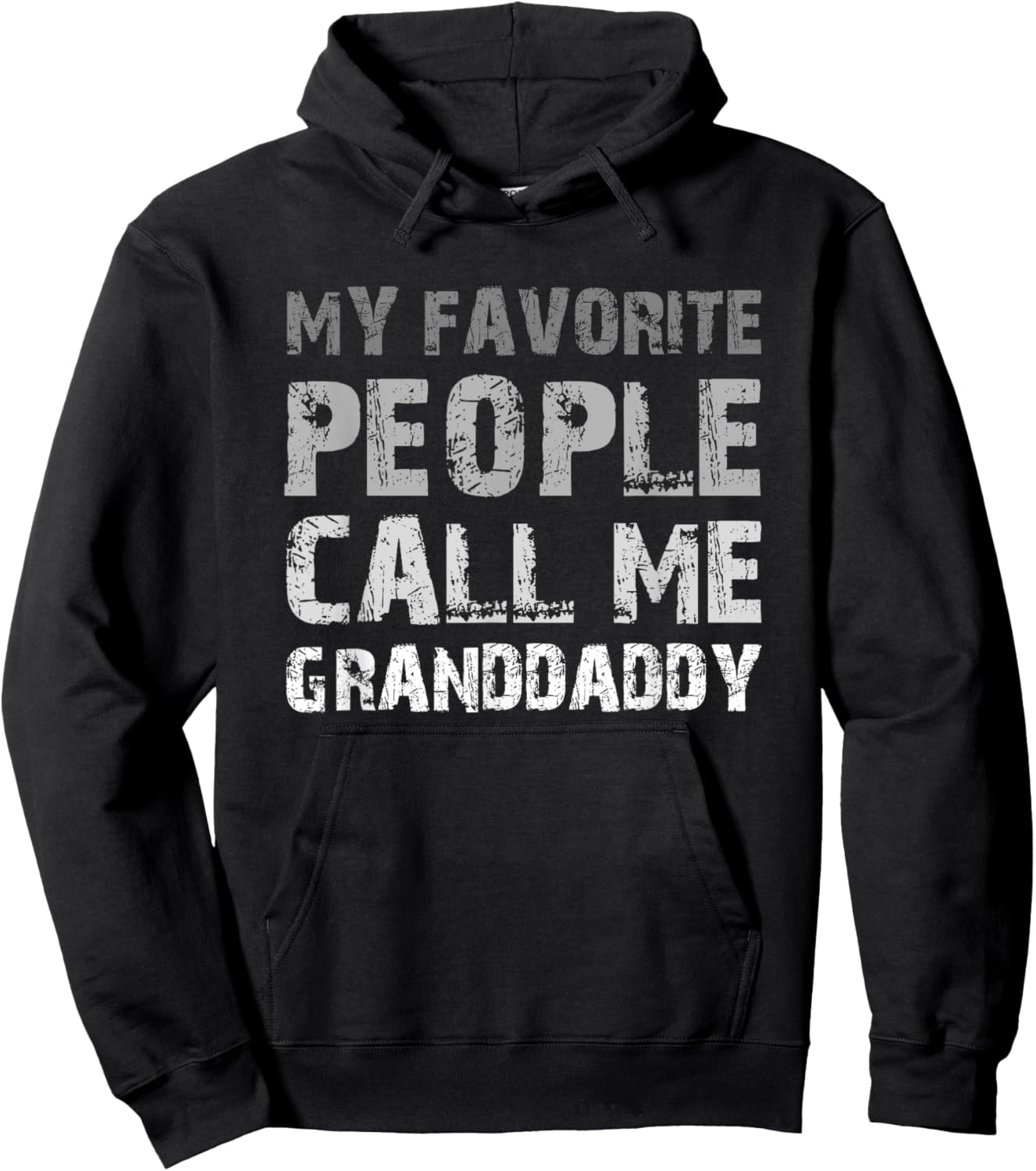 My Favorite People Call Me Granddaddy Cool Hoodie - Hoodie | Black