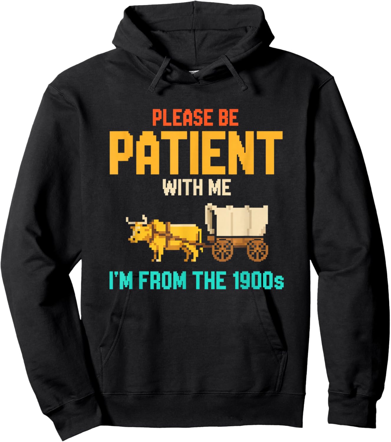 Please Be Patient with Me I M from The 1900S Vintage Humor Hoodie - Hoodie | Black