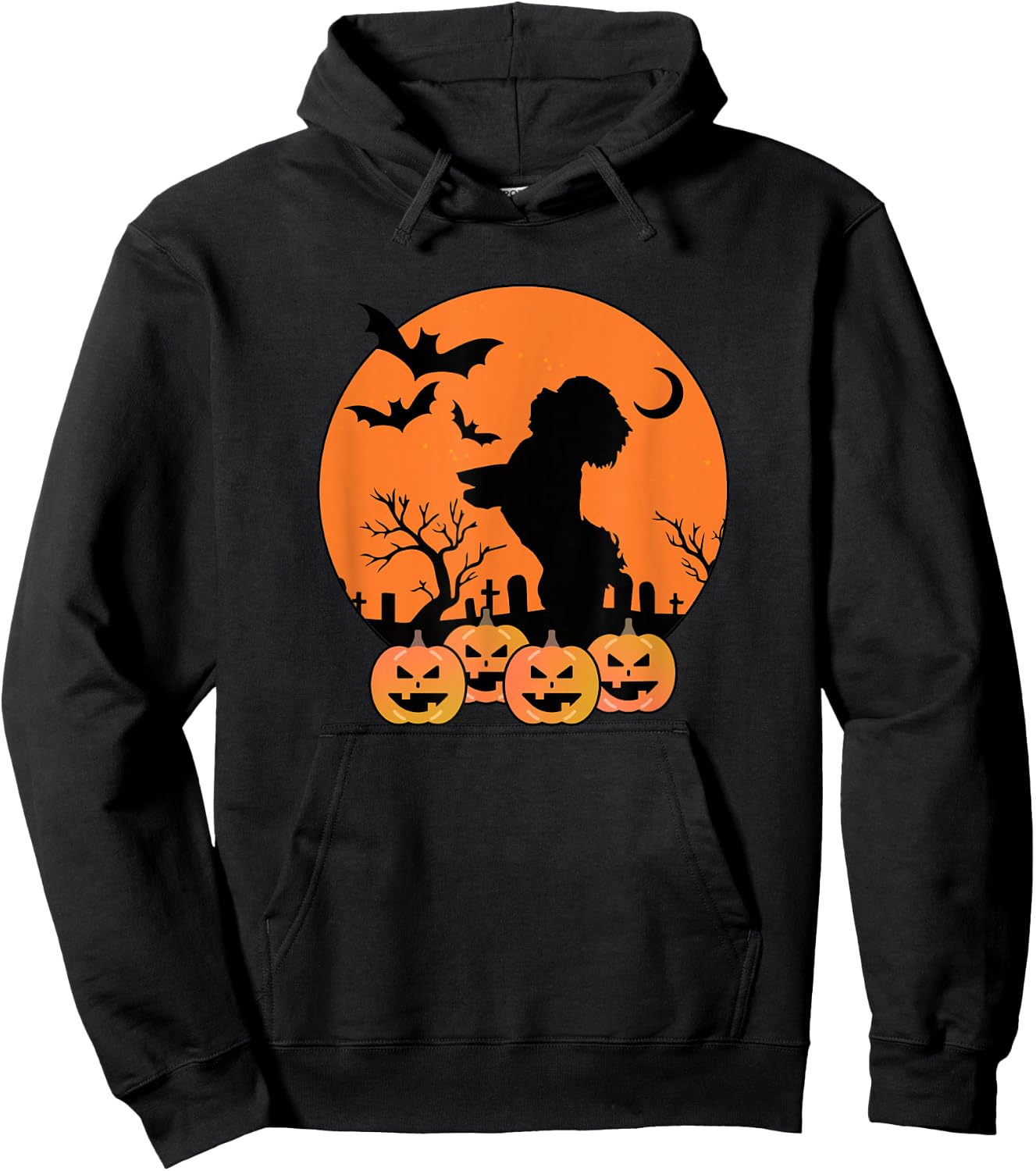 Dabbing Shih Tzu Halloween Dab Dance Dog Shirt Women Kids Hoodie - Hoodie | Black