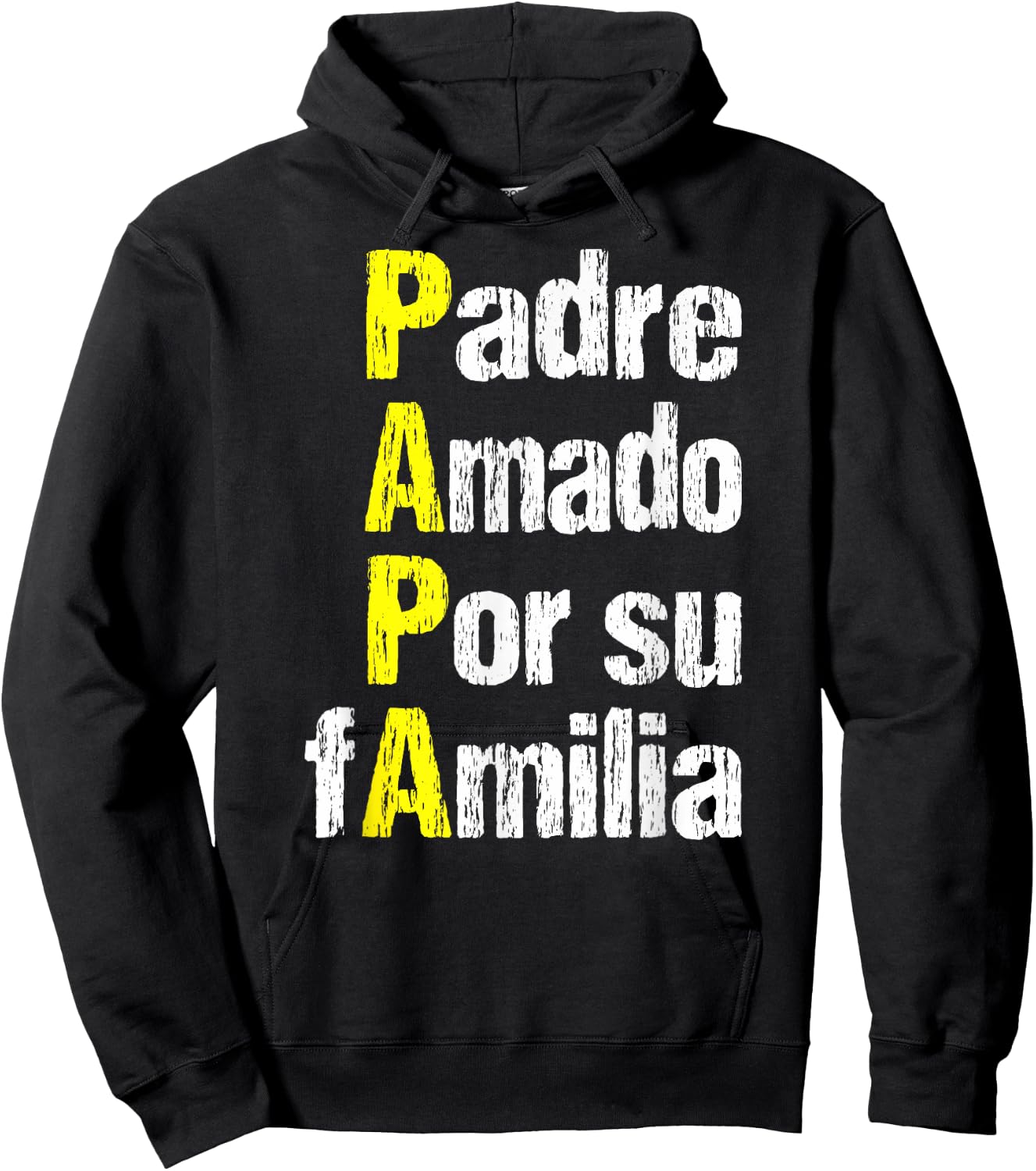 Dia Del Padre Feliz Dia Para Papa Amado Spanish Hoodie - Hoodie | Black